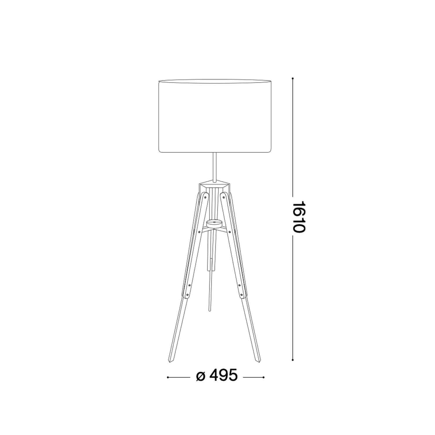 Ideal lux Klimt E27 stojací lampa