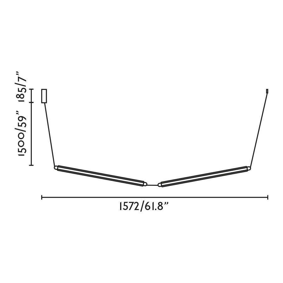 Oprawa wisząca LED Faro Le Vita