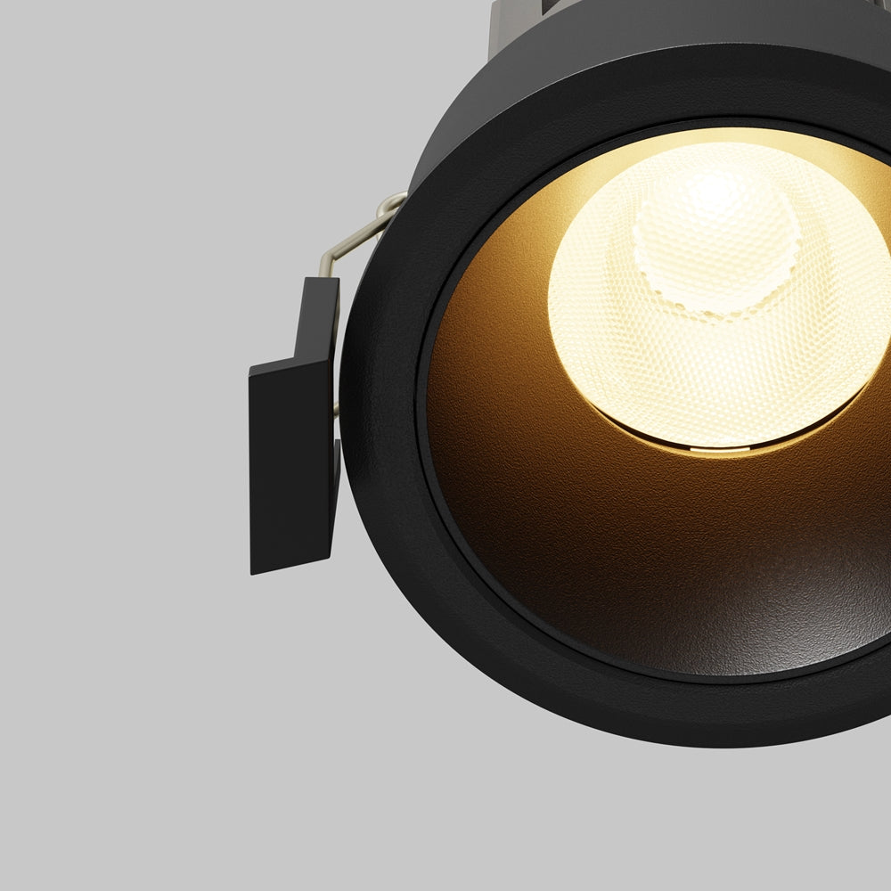 Maytoni downlight Dip LED 50° zápustné kruhové svítidlo černé
