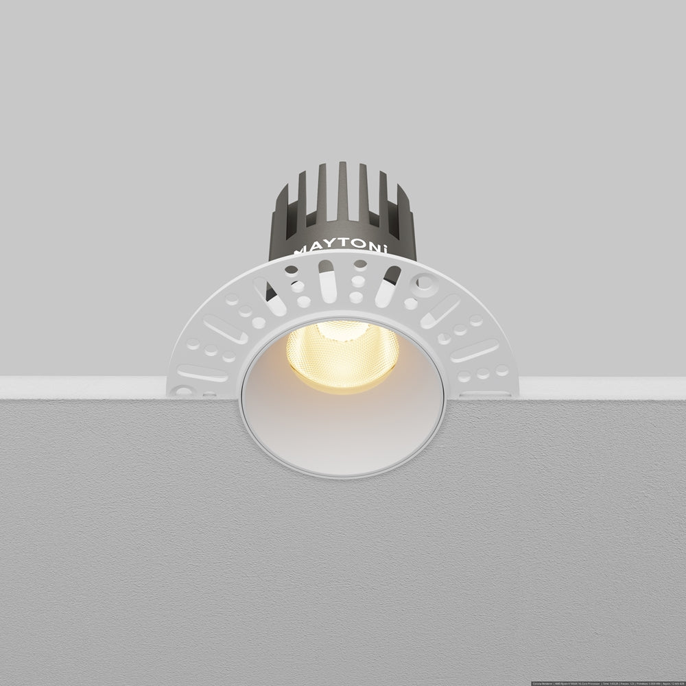 Maytoni downlight Dip LED 50° zápustné kruhové svítidlo bílé