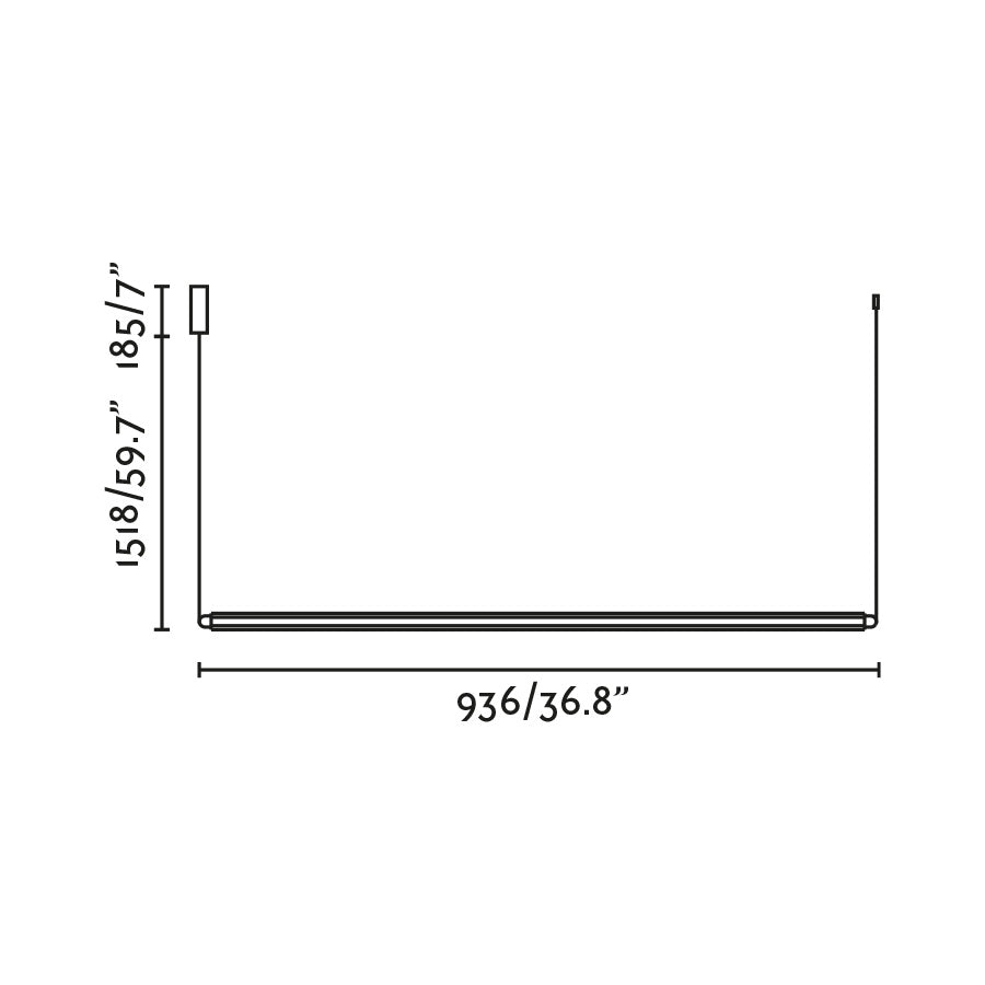 Oprawa wisząca LED Faro Le Vita