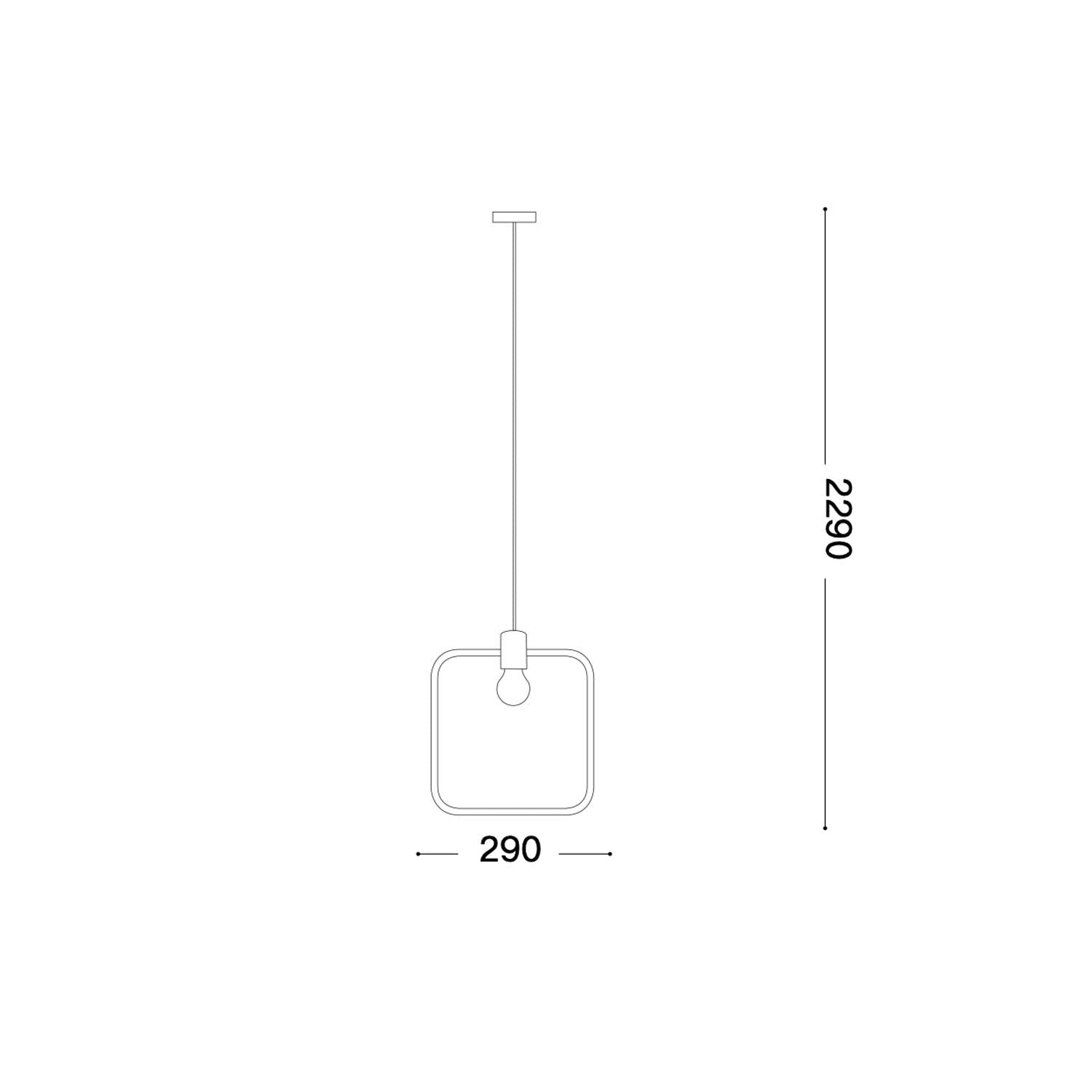 Ideal lux ABC E27 pendant light