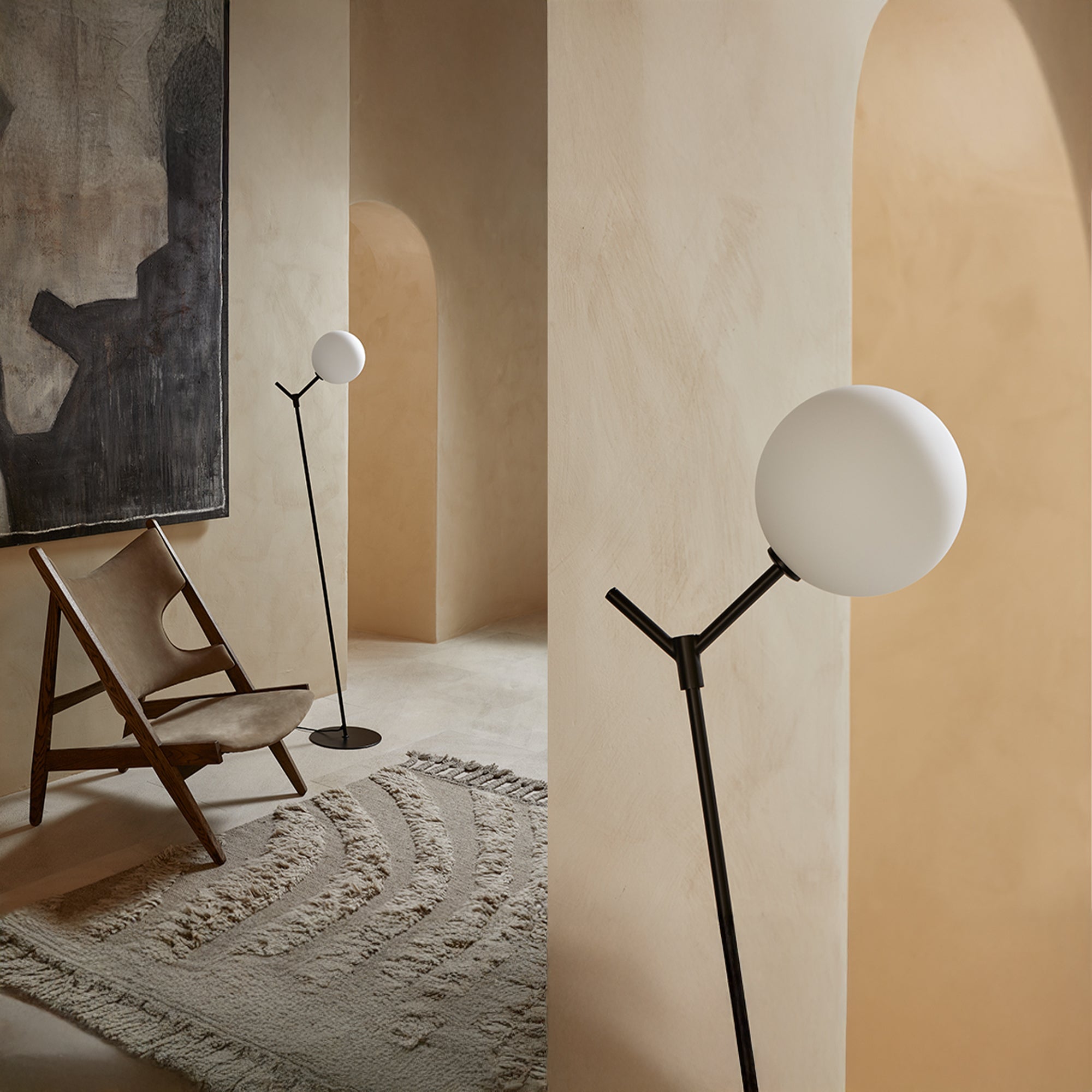 Lampa podłogowa Aromas Atom G9