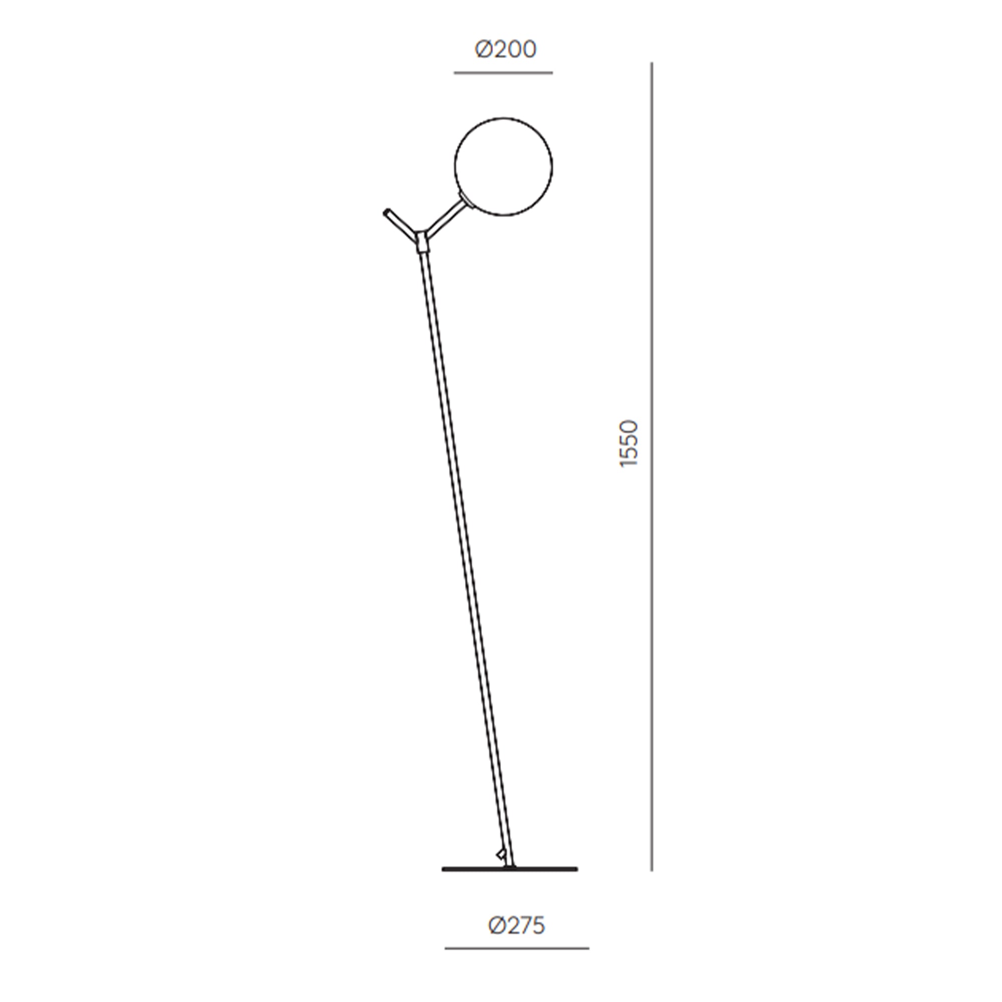 Lampa podłogowa Aromas Atom G9