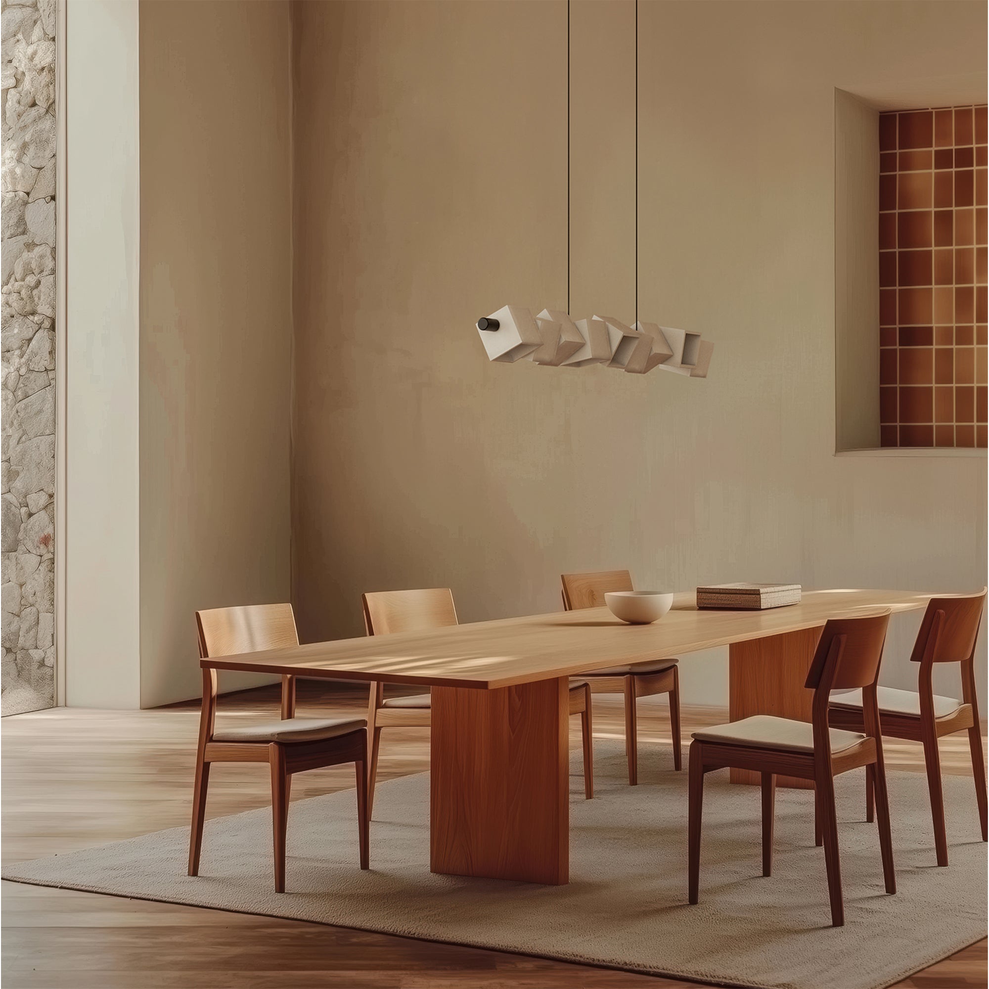 Aromas Cubic L LED  Alabaster