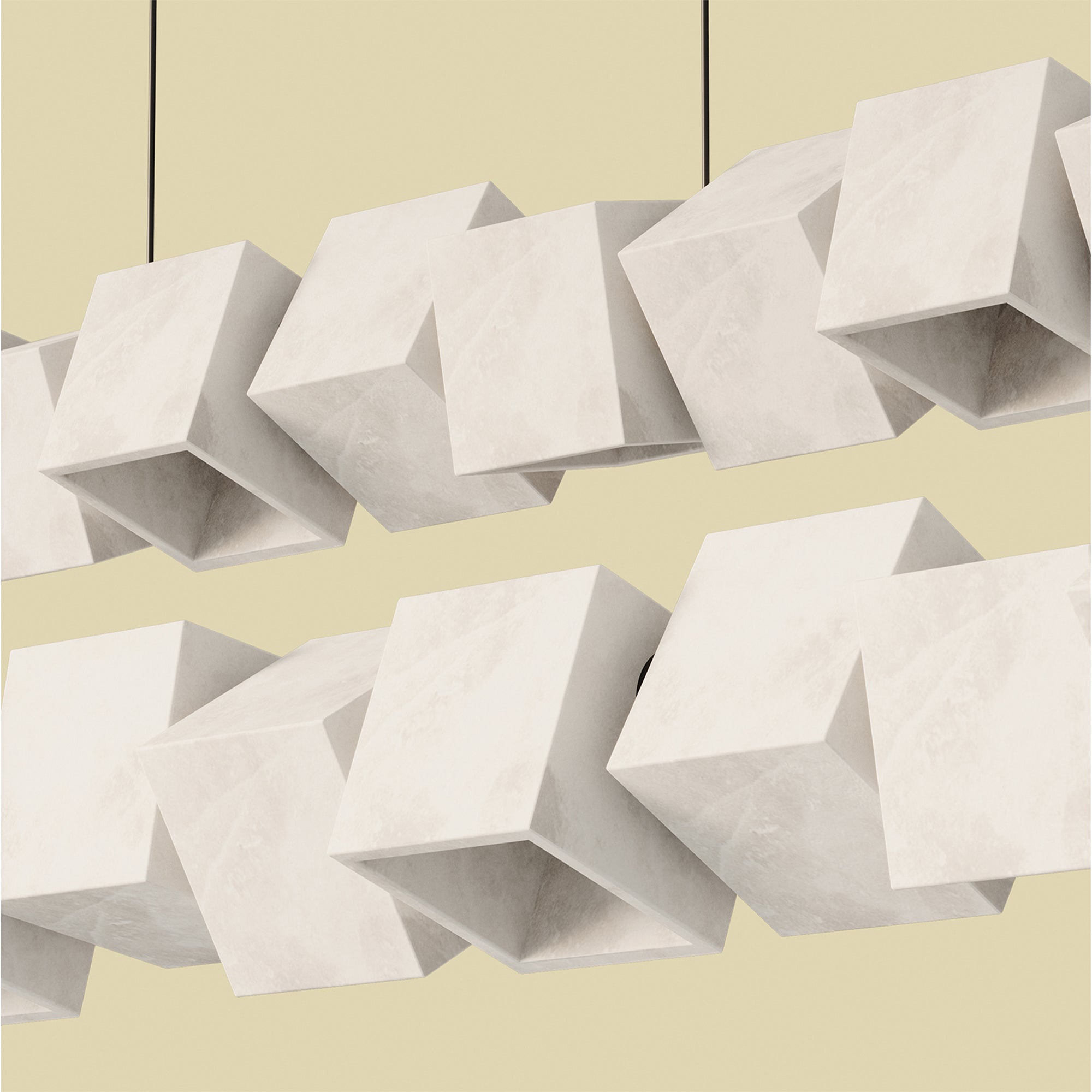 Aromas Cubic L LED  Alabaster