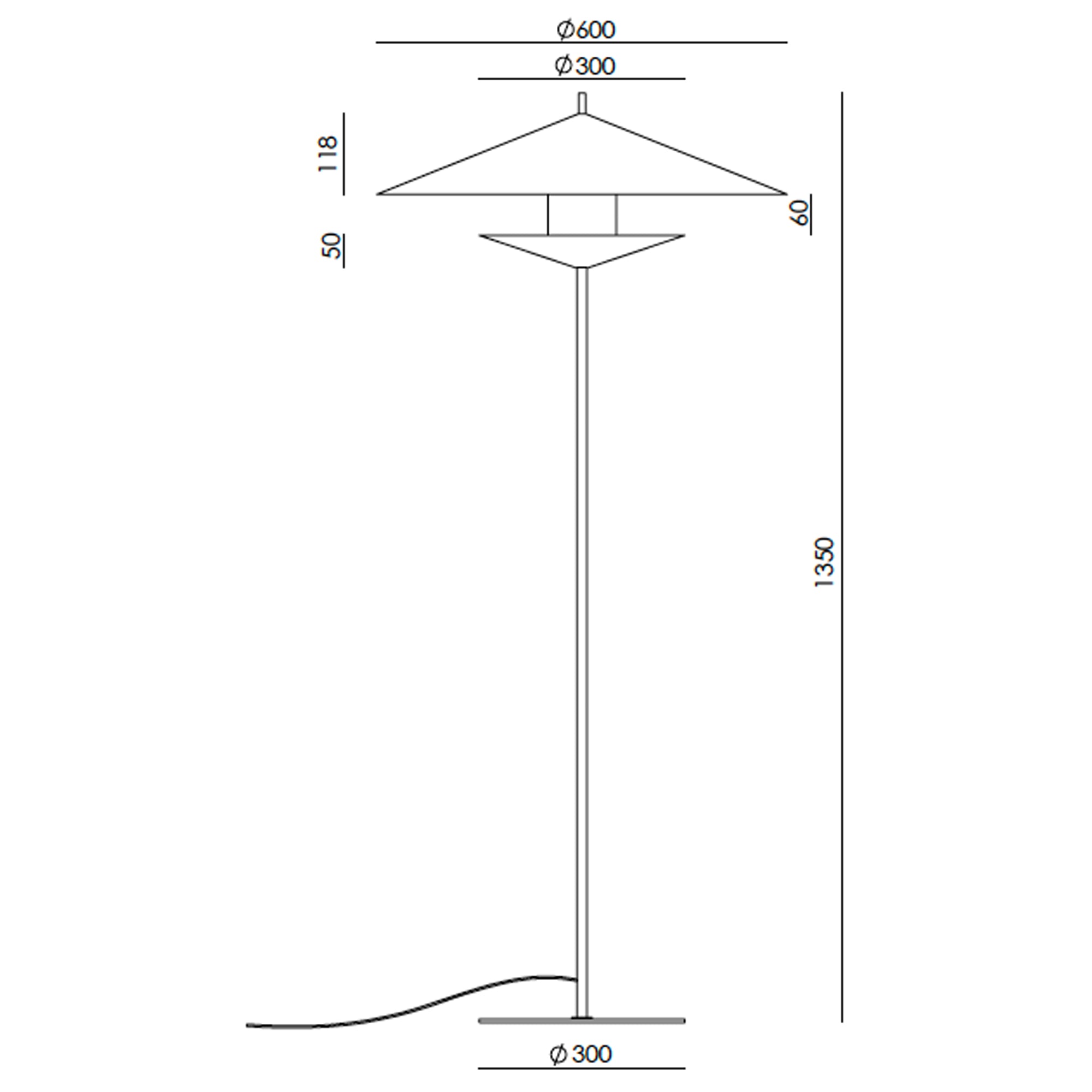 Okrągła oprawa wisząca LED Aromas Elli z możliwością ściemniania