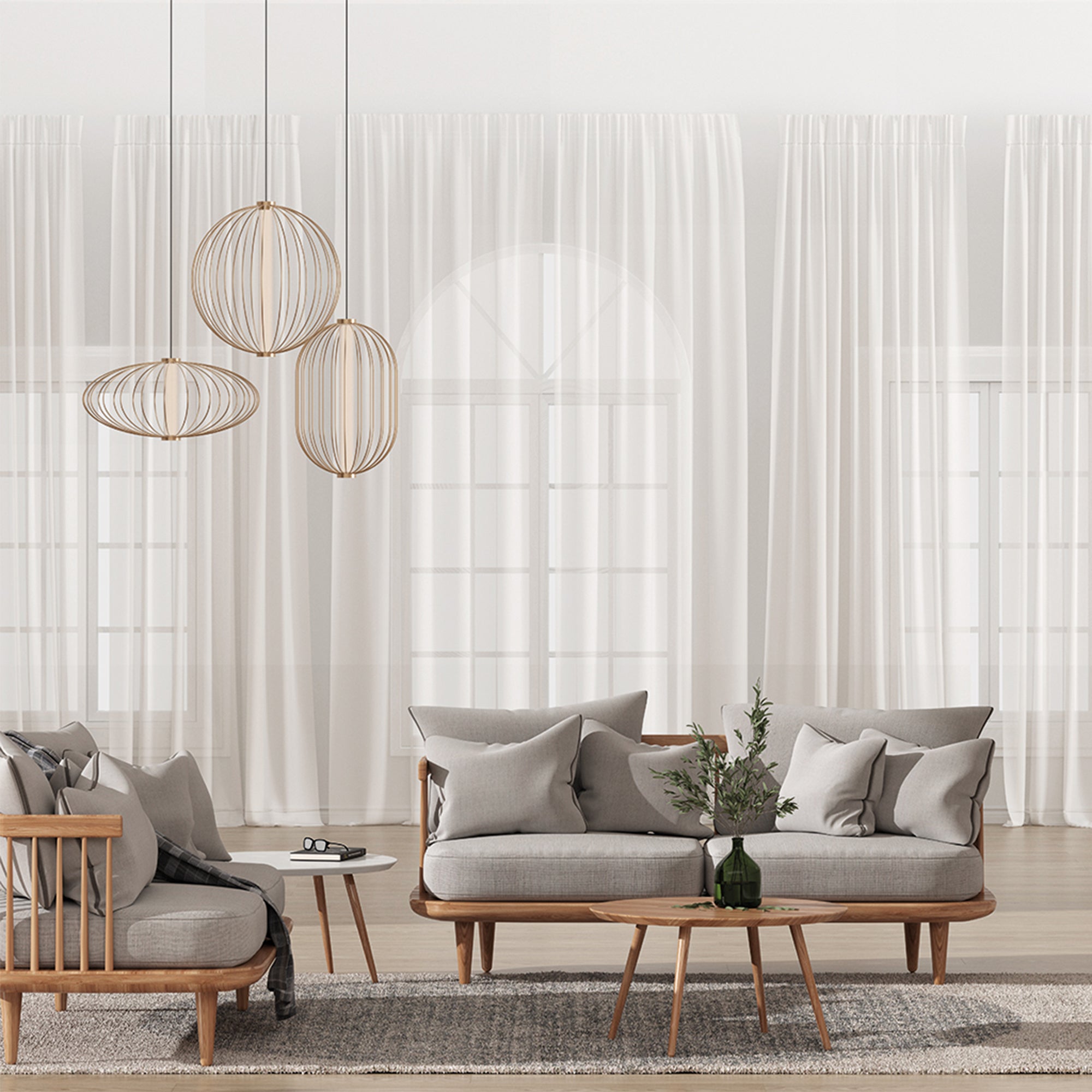 Konfigurowalna oprawa wisząca LED Aromas Pepo