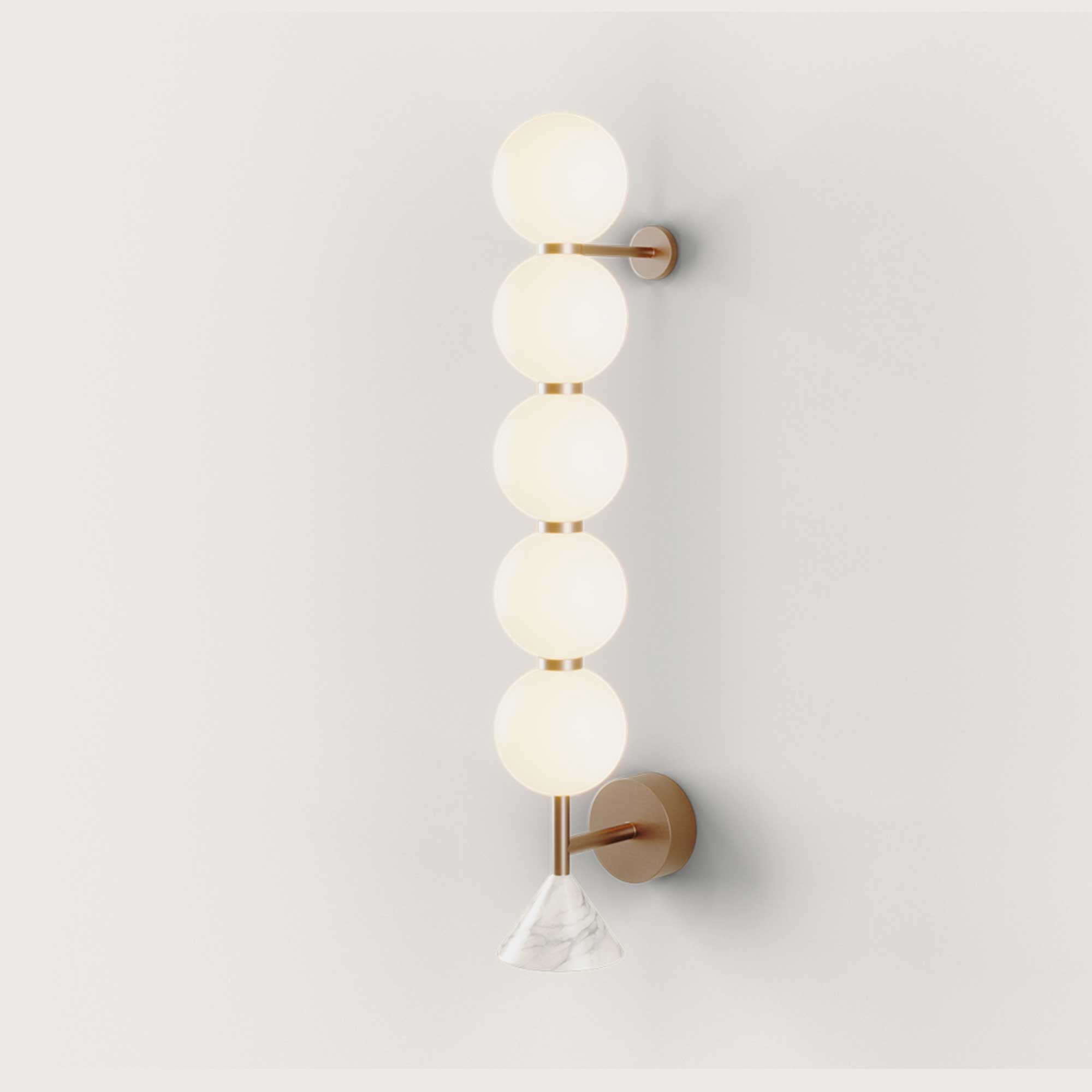 Akustické nástenné svietidlo Aromas Tico LED