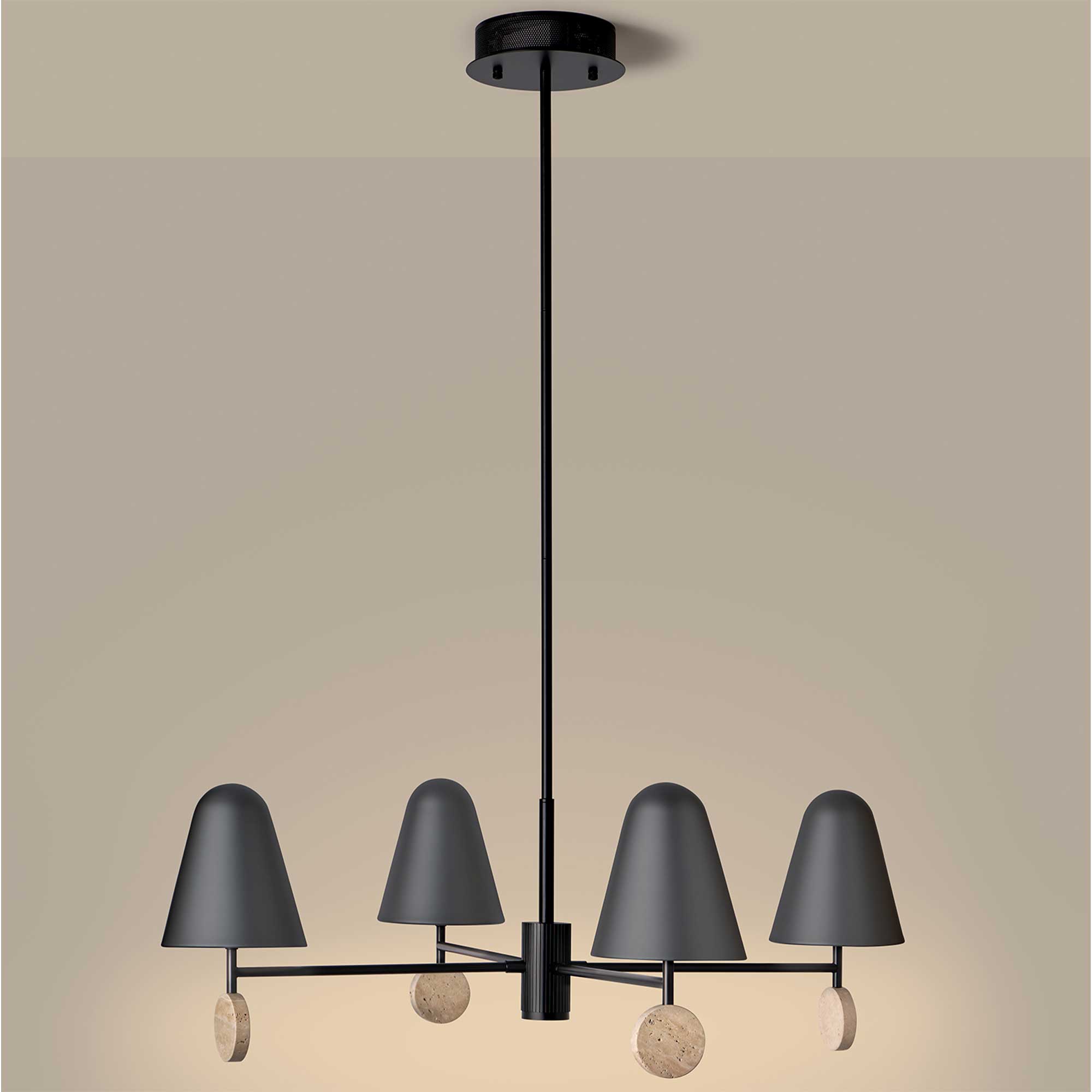 Aromas Elli LED závesné kruhové svietidlo stmievateľné