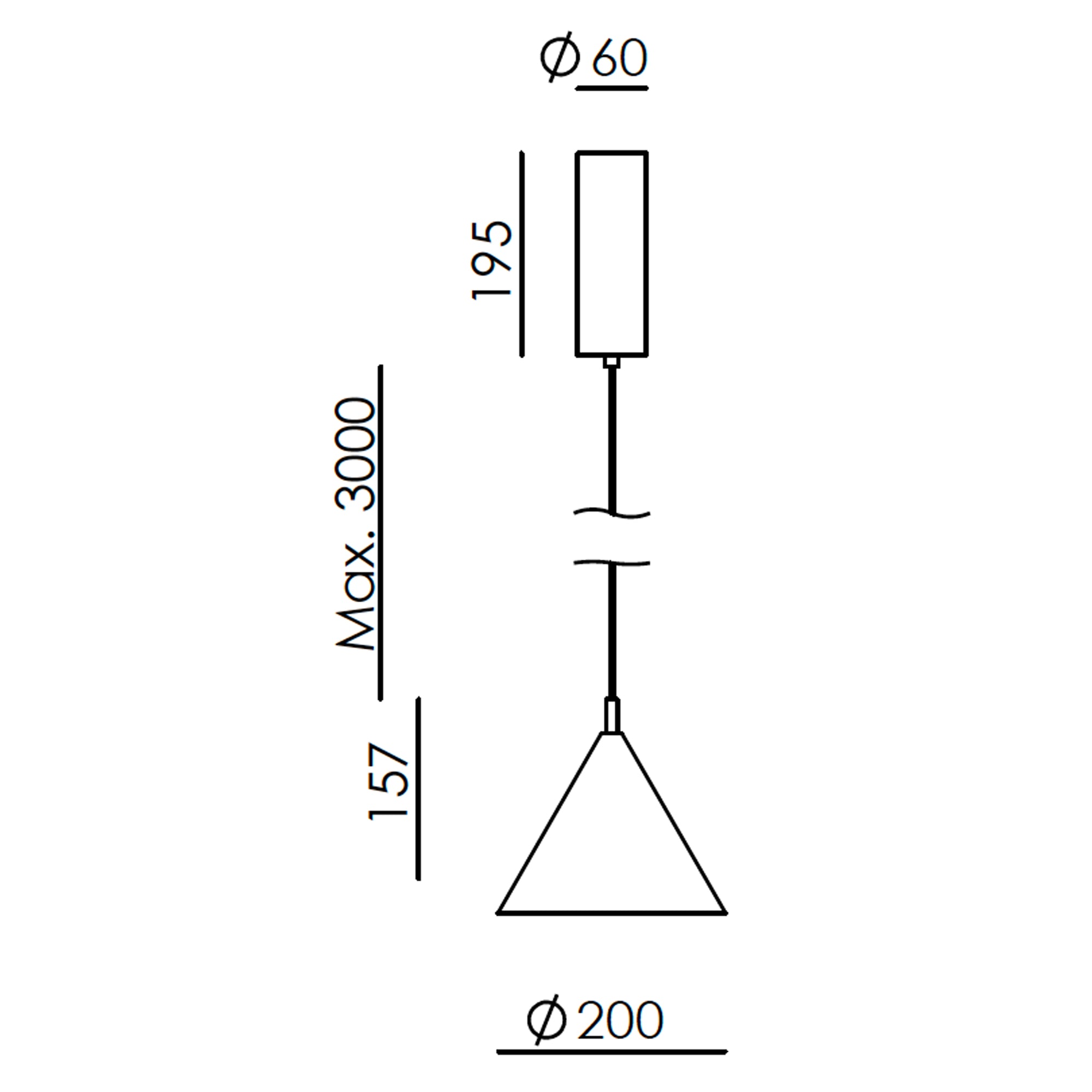 Lampa wisząca LED Aromas Tea