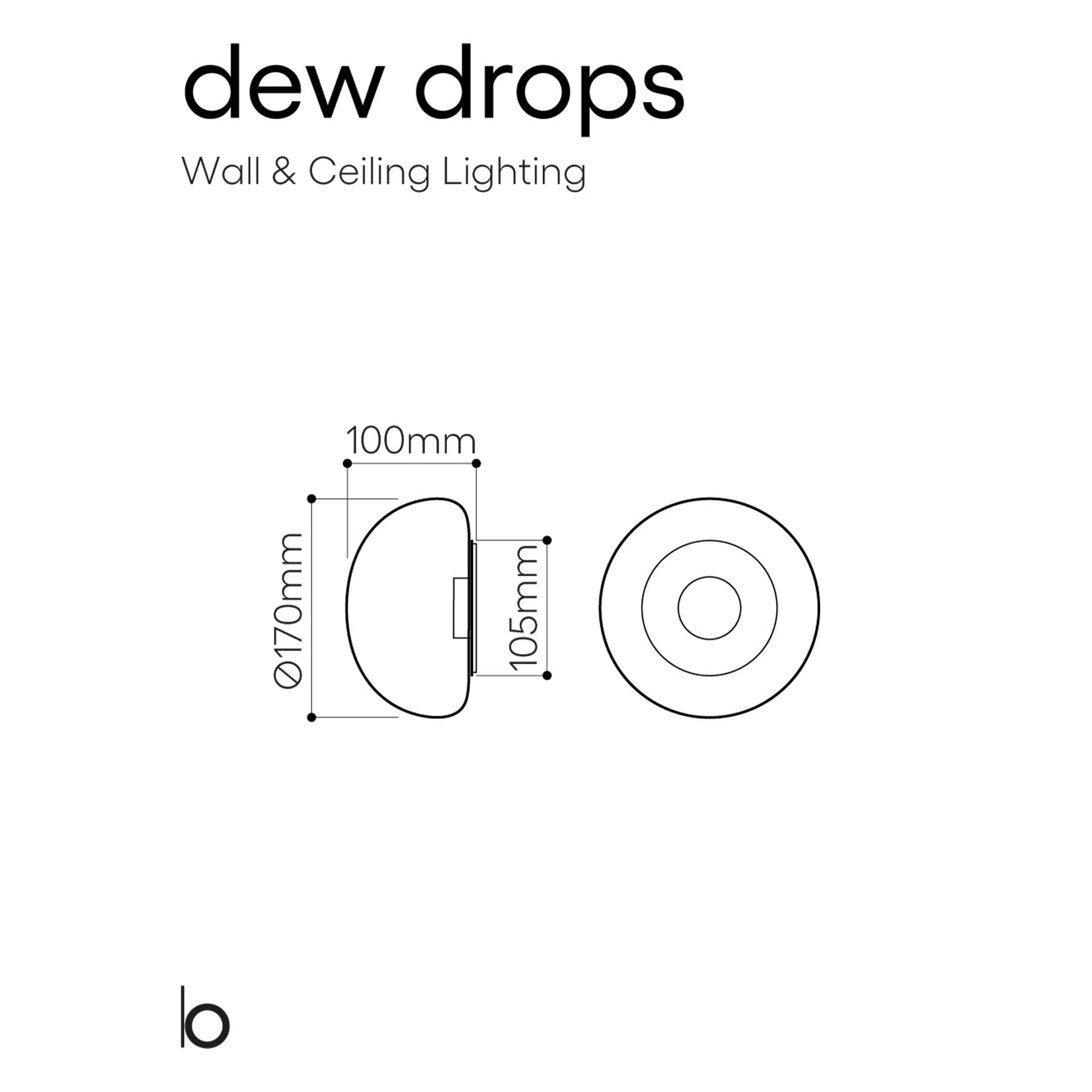 Bomma Dew Drops LED aus Glas
