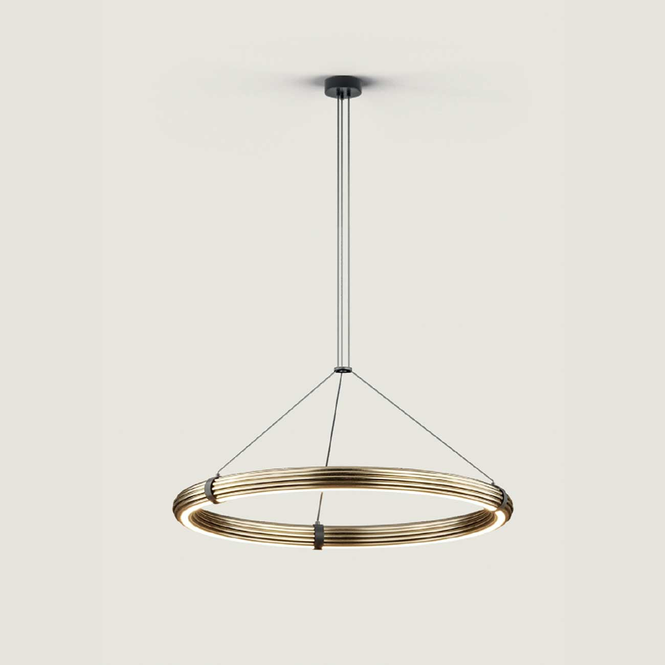 Aromas Elli LED závěsné kruhové svítidlo stmívatelnéC1311/L gold