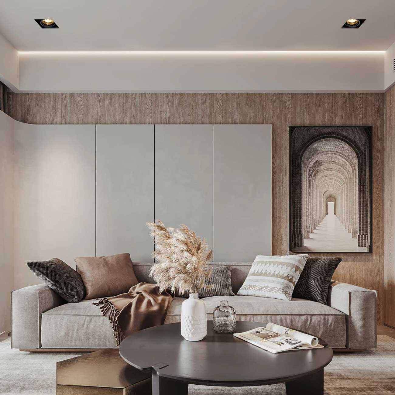 Grille Spotlight Trimless LED recessed light