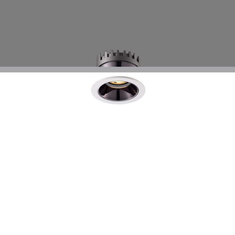 Superslim Spotlight LED zapustené kruhové svietidlo Ra90