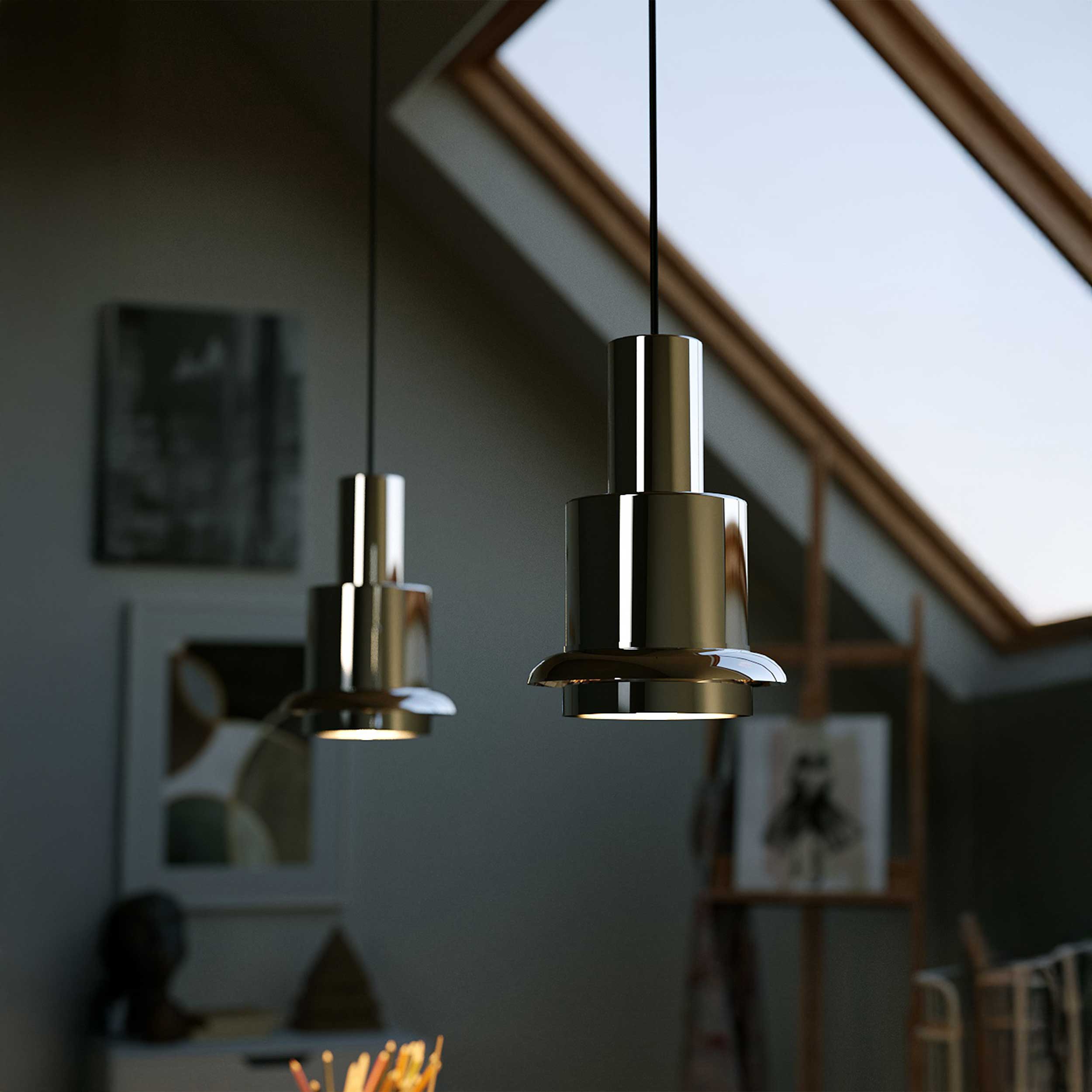 DCW éditions Chaumont L E27 závěsné svítidlo