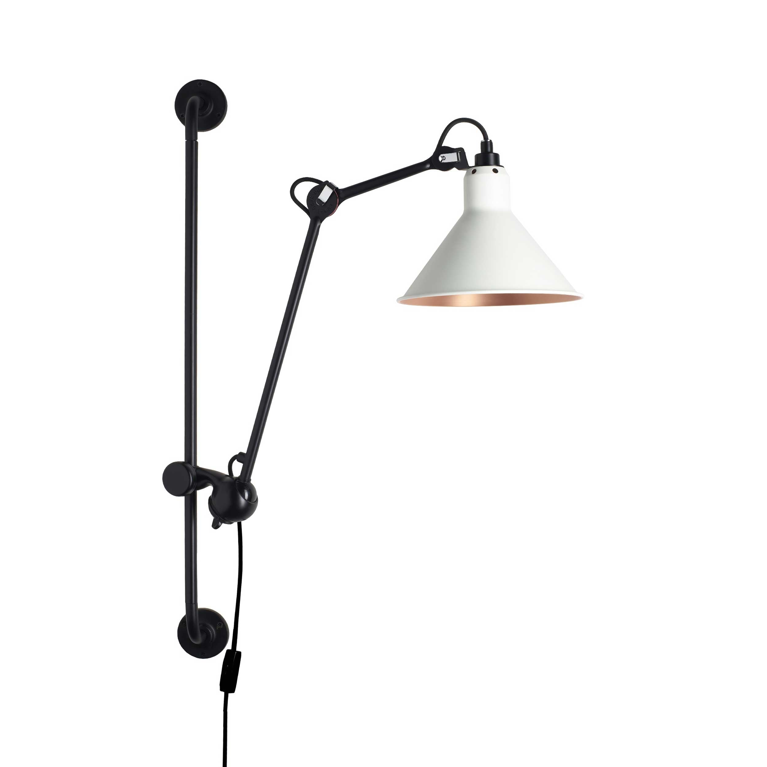 DCW éditions Lampe Gras N°210 E14 nástěnné svítidlo s vypínačem