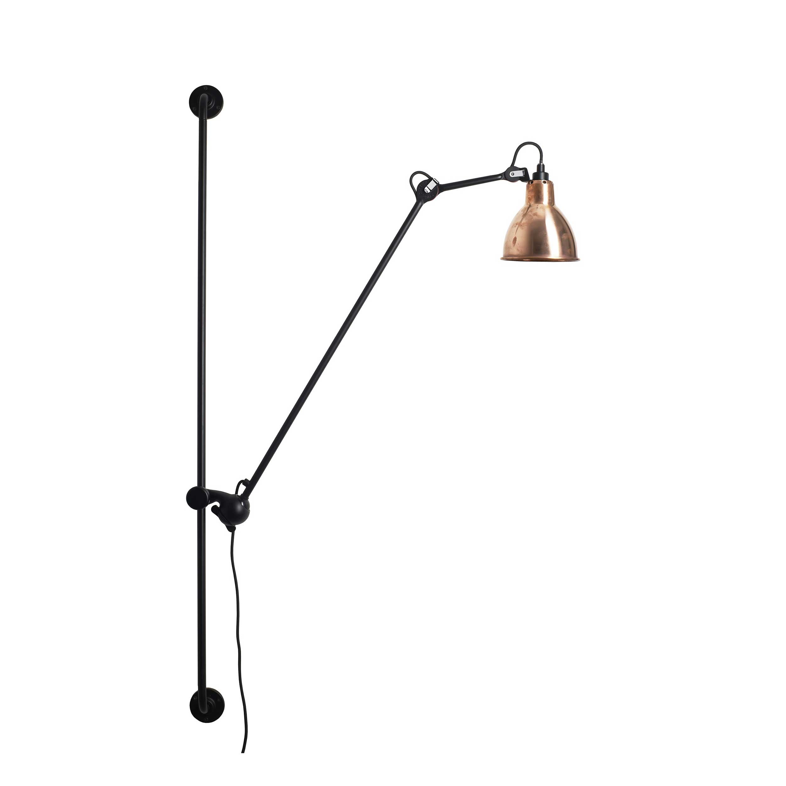 DCW éditions Lampe Gras N°214 E14 posuvné nástěnné svítidlo