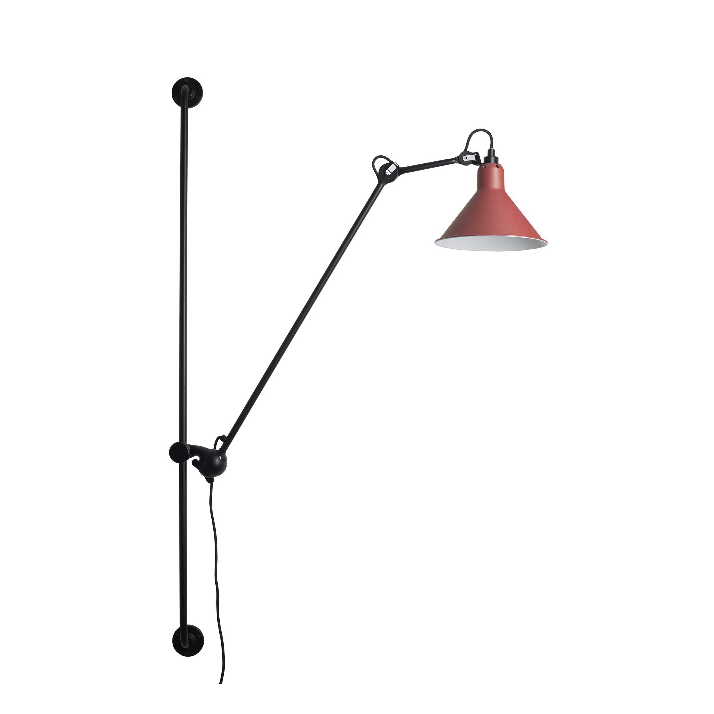DCW éditions Lampe Gras N°214 E14 posuvné nástěnné svítidlo