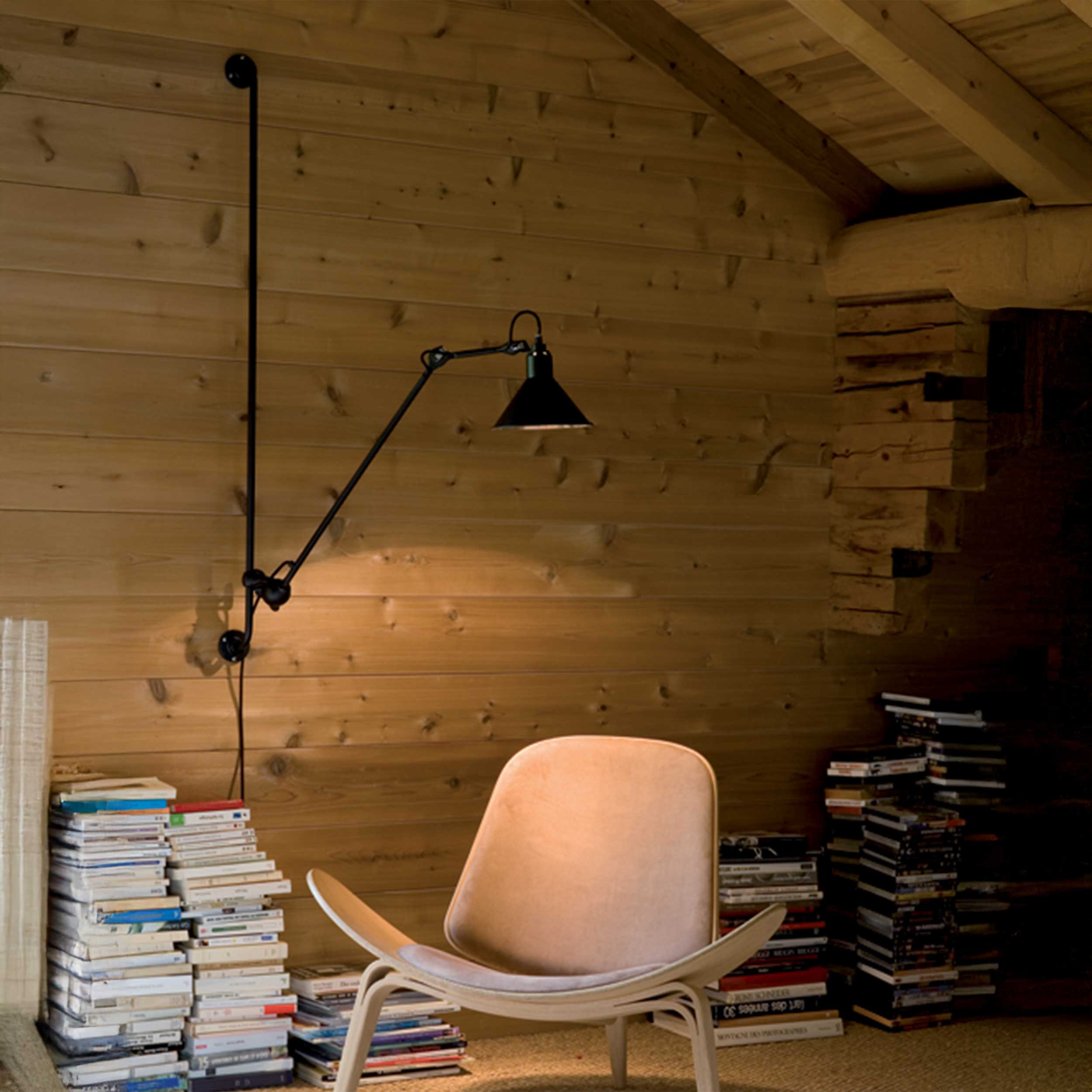 DCW éditions Lampe Gras N°214 E14 posuvné nástěnné svítidlo