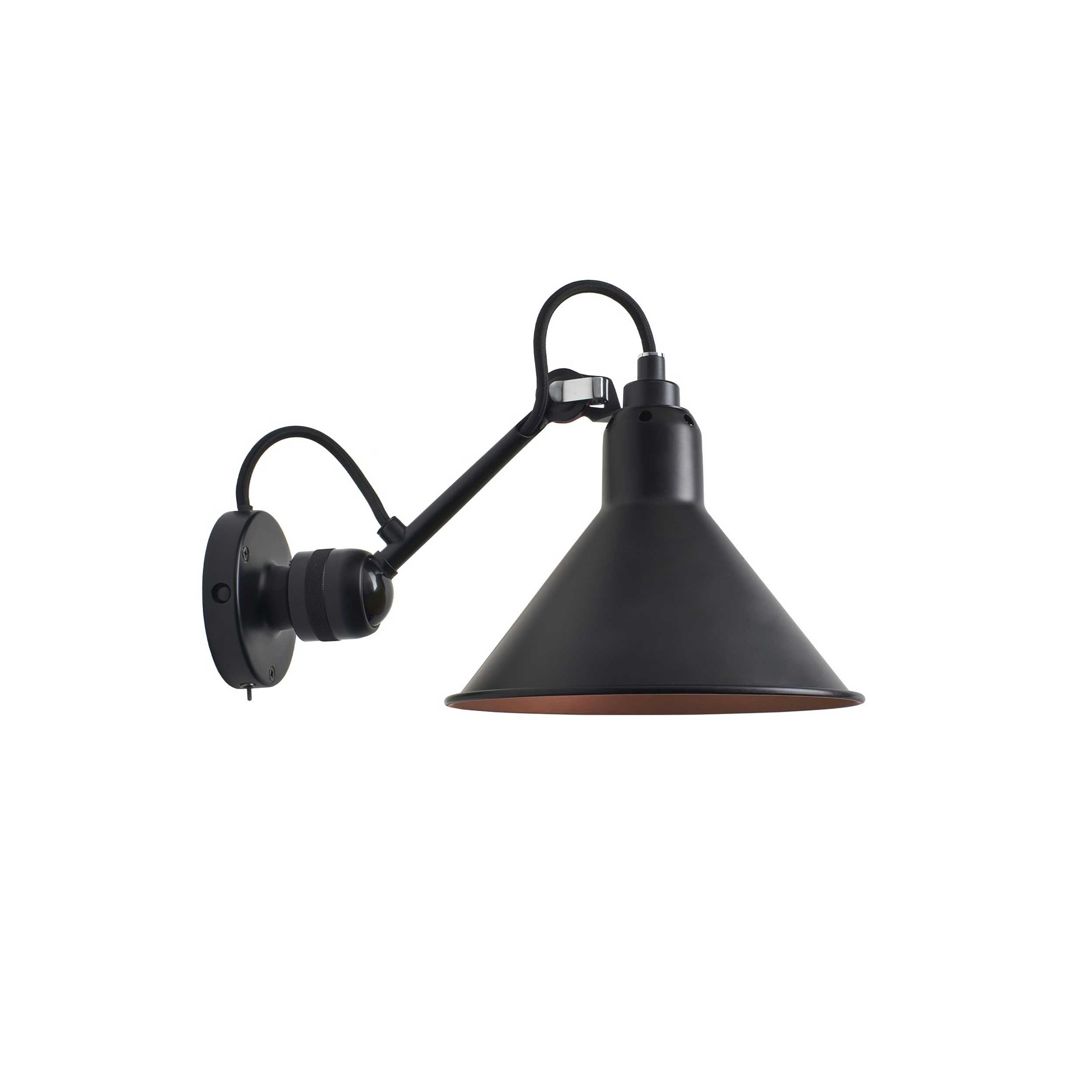DCW éditions Lampe Gras N°304 E14 nástěnné svítidlo černé