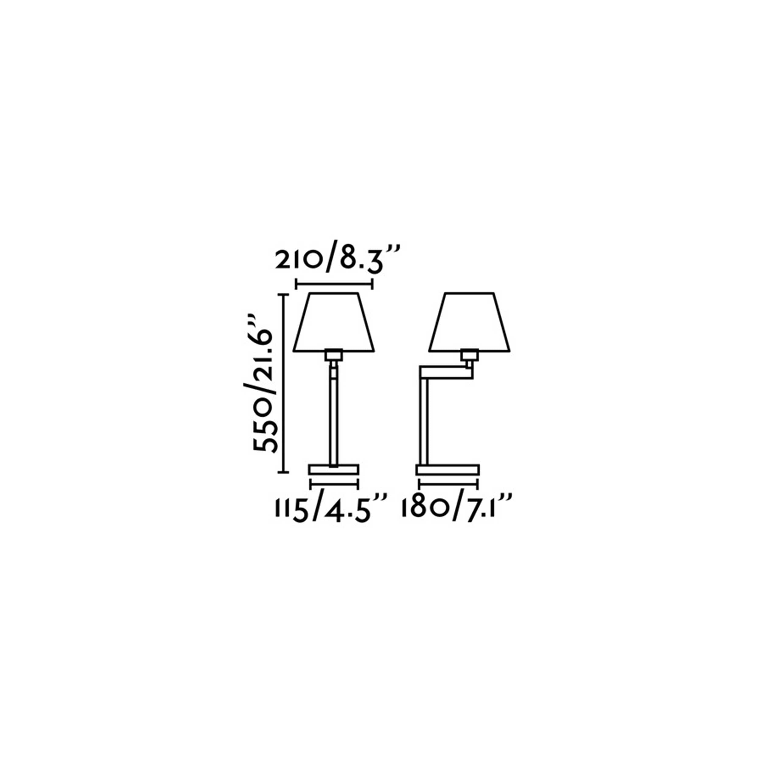 Faro Artis E27 stolní svítidlo