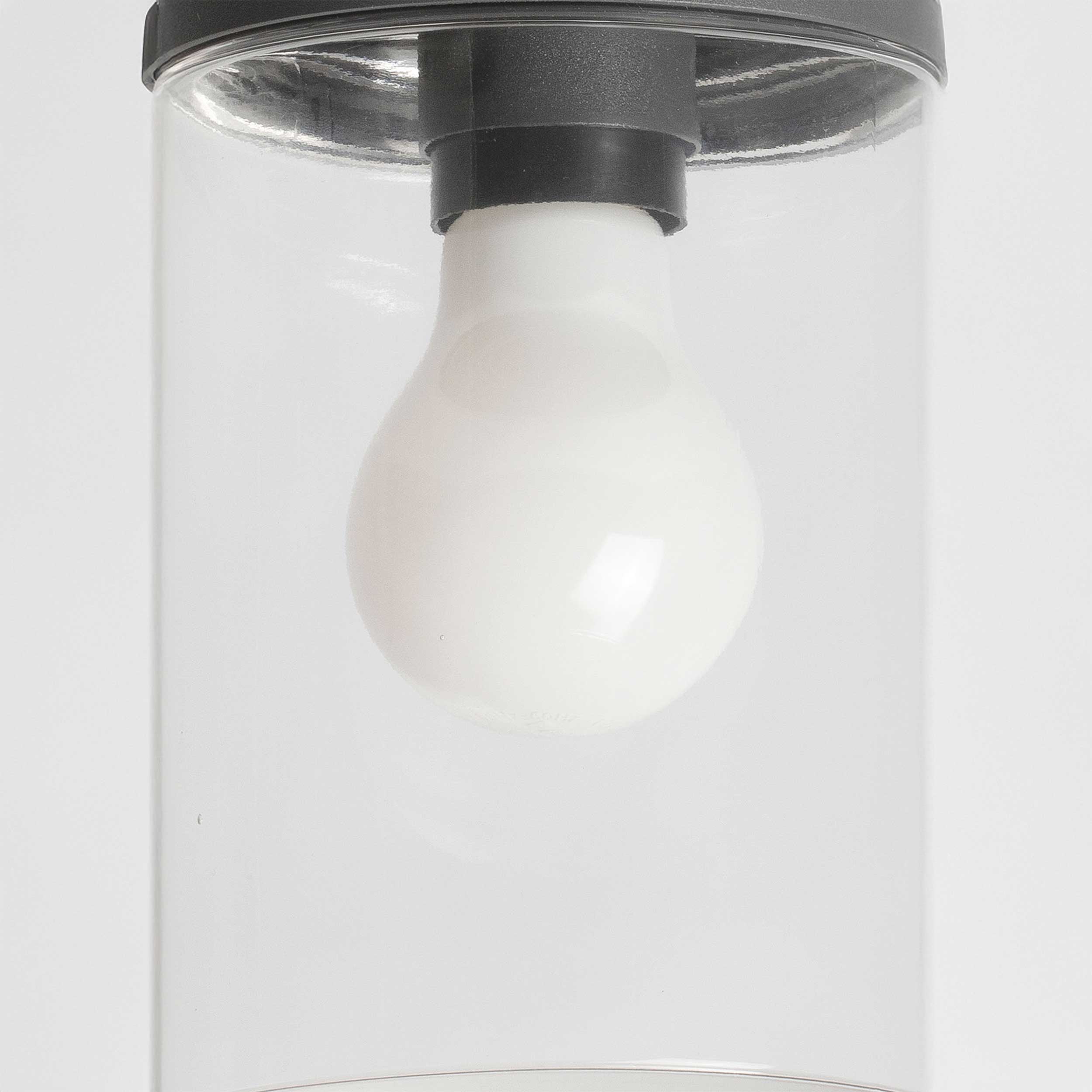 Szklana oprawa sufitowa Faro Brume LED IP44