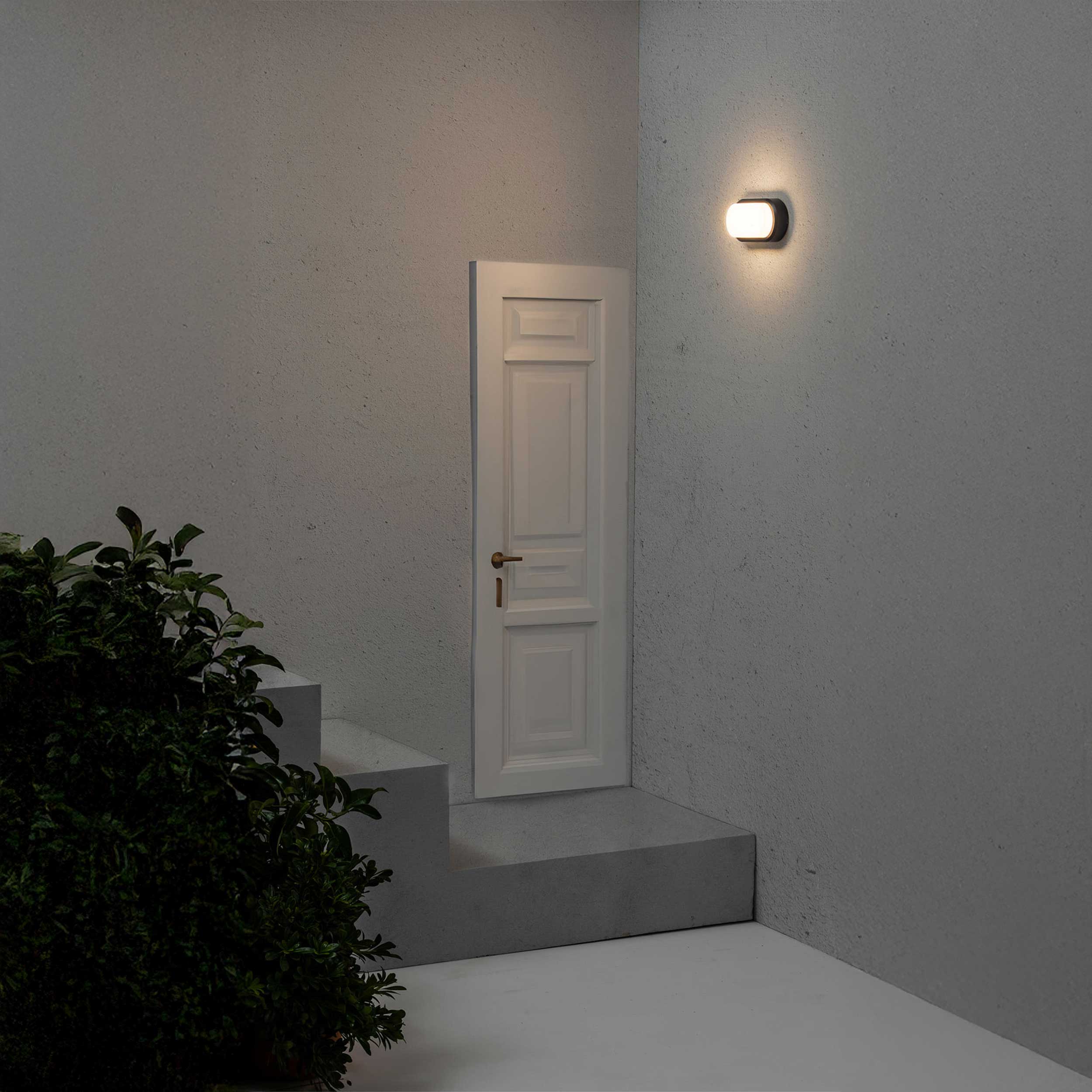 Faro Brume LED glass ceiling light IP44