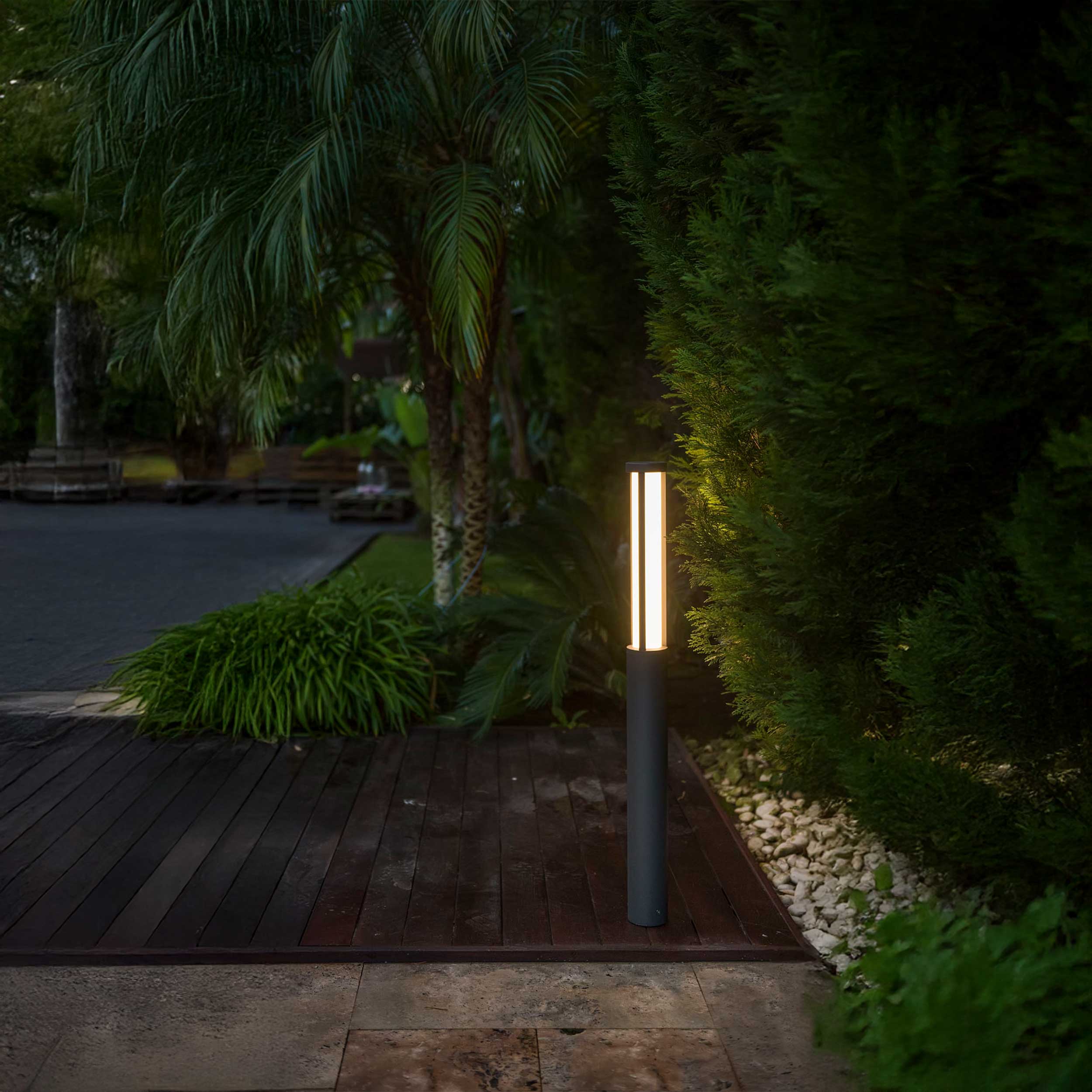 Szklana oprawa sufitowa Faro Brume LED IP44