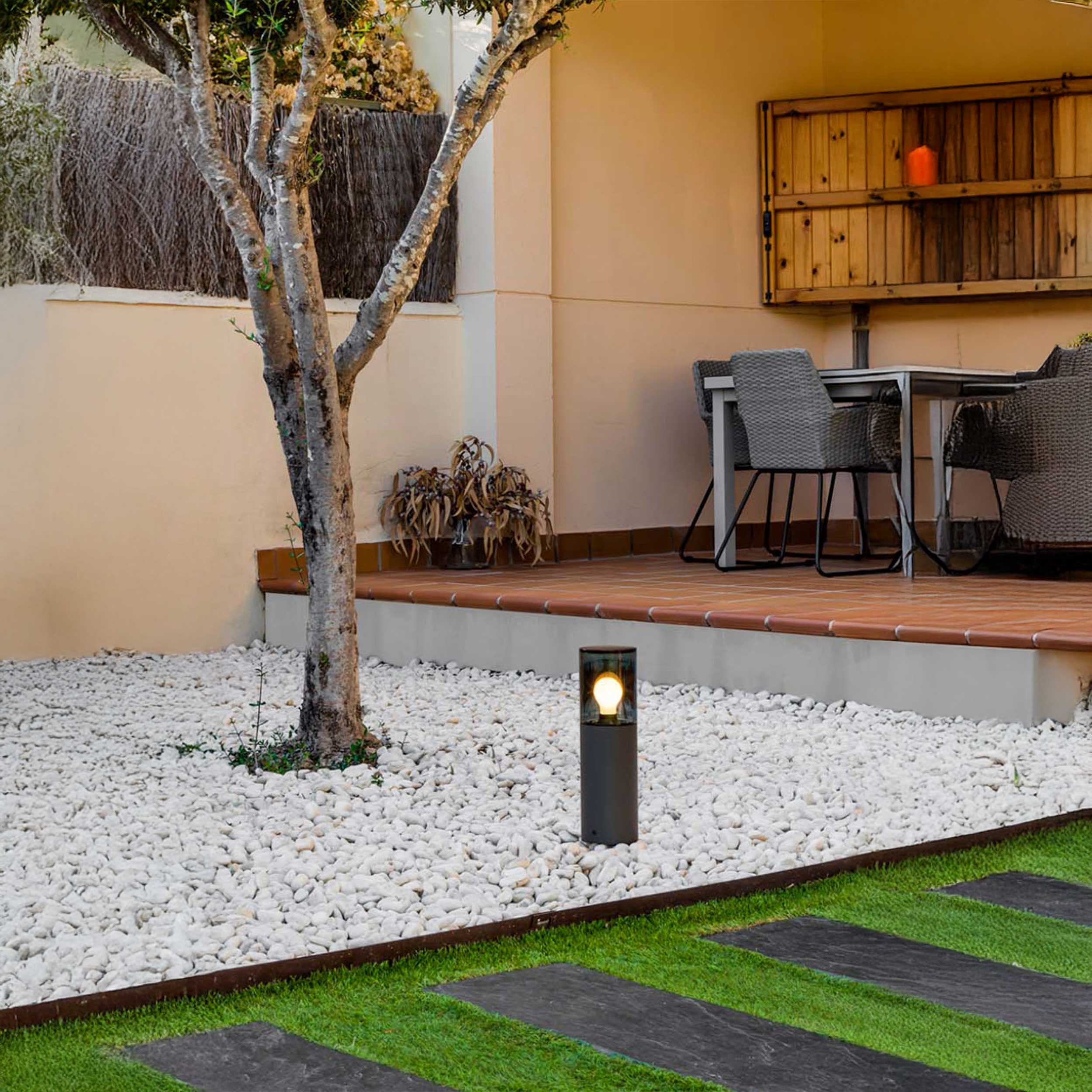 Szklana oprawa sufitowa Faro Brume LED IP44