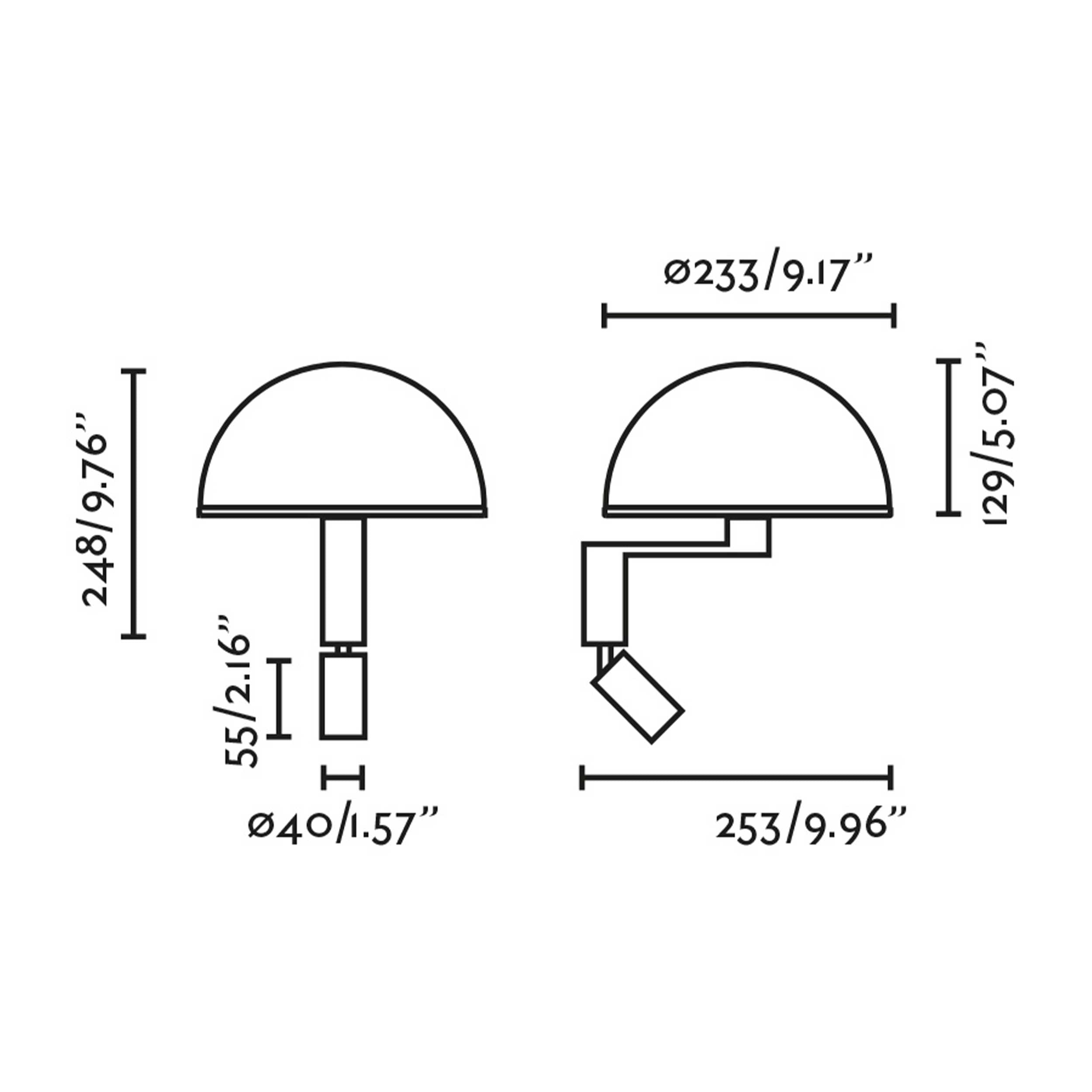 Lampa stołowa Faro Berni E27