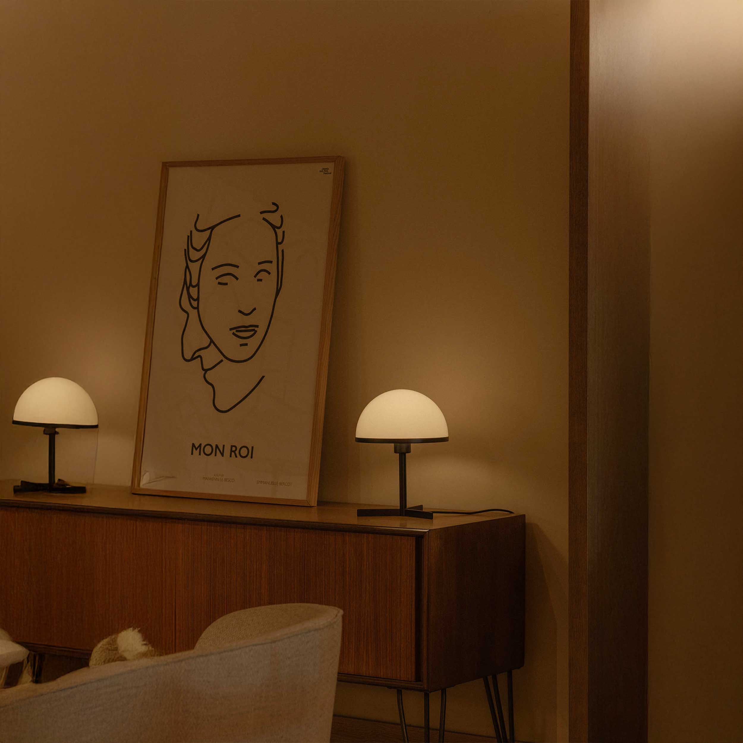 Lampa stołowa Faro Berni E27