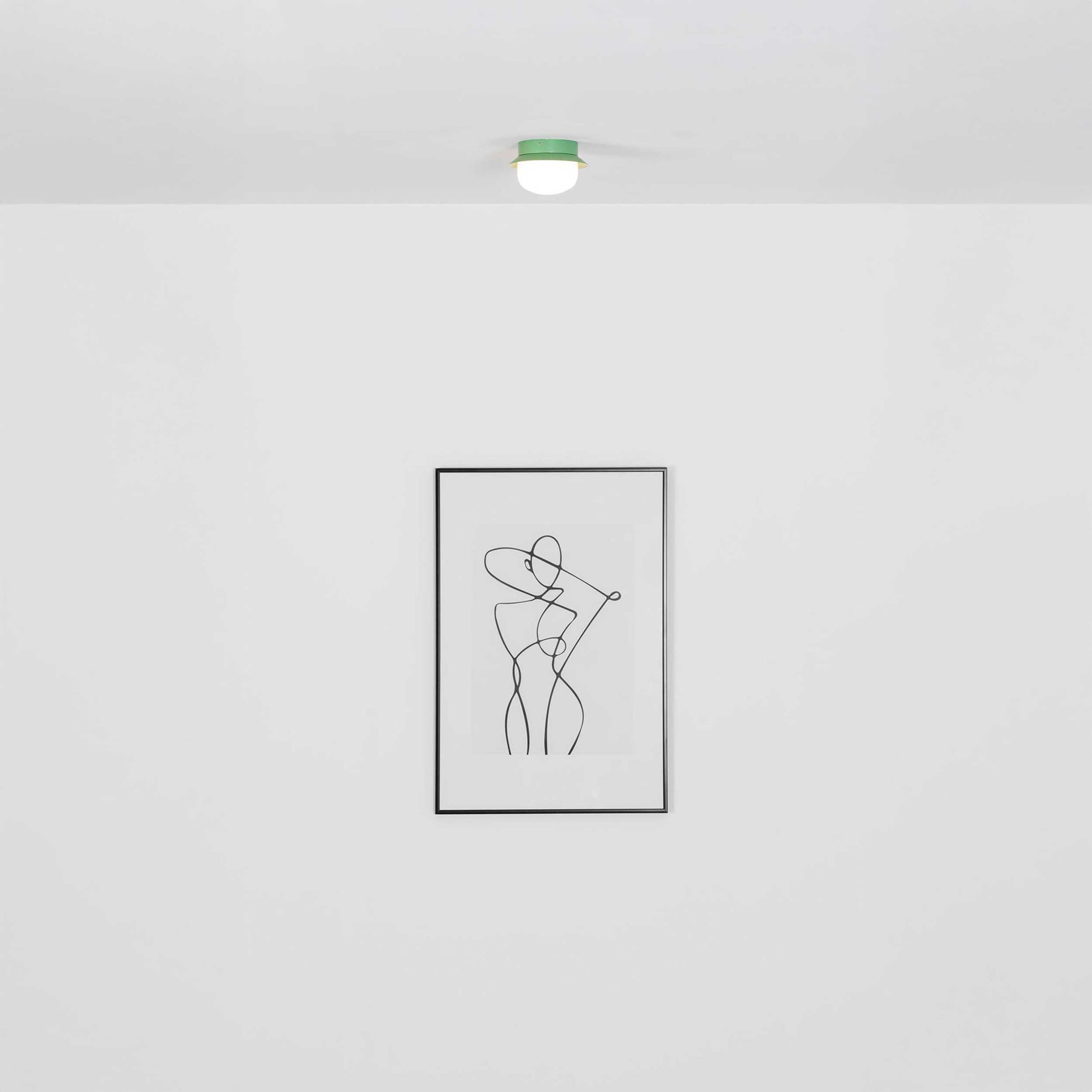 Faro Brume LED glass ceiling light IP44