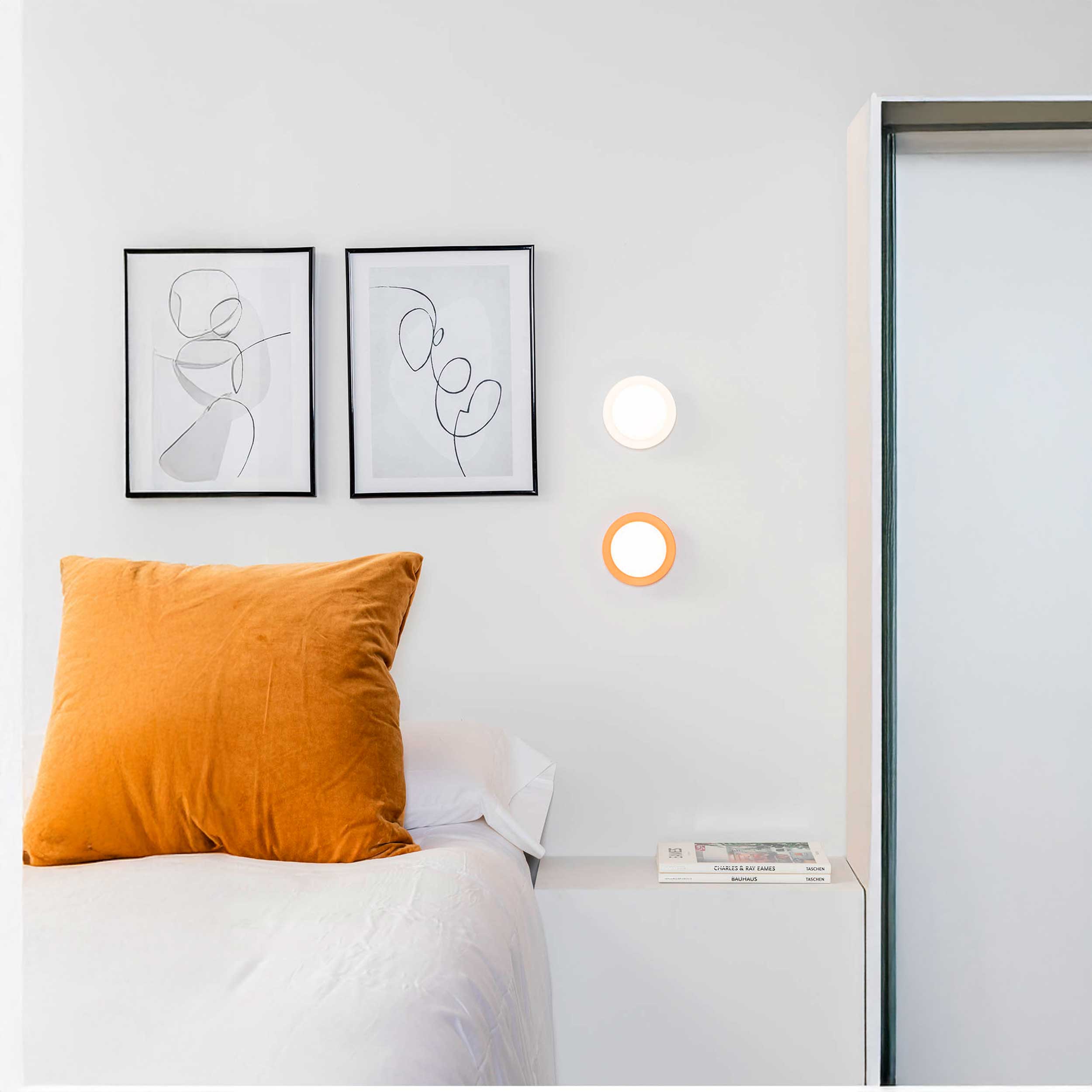 Faro Brume LED glass ceiling light IP44