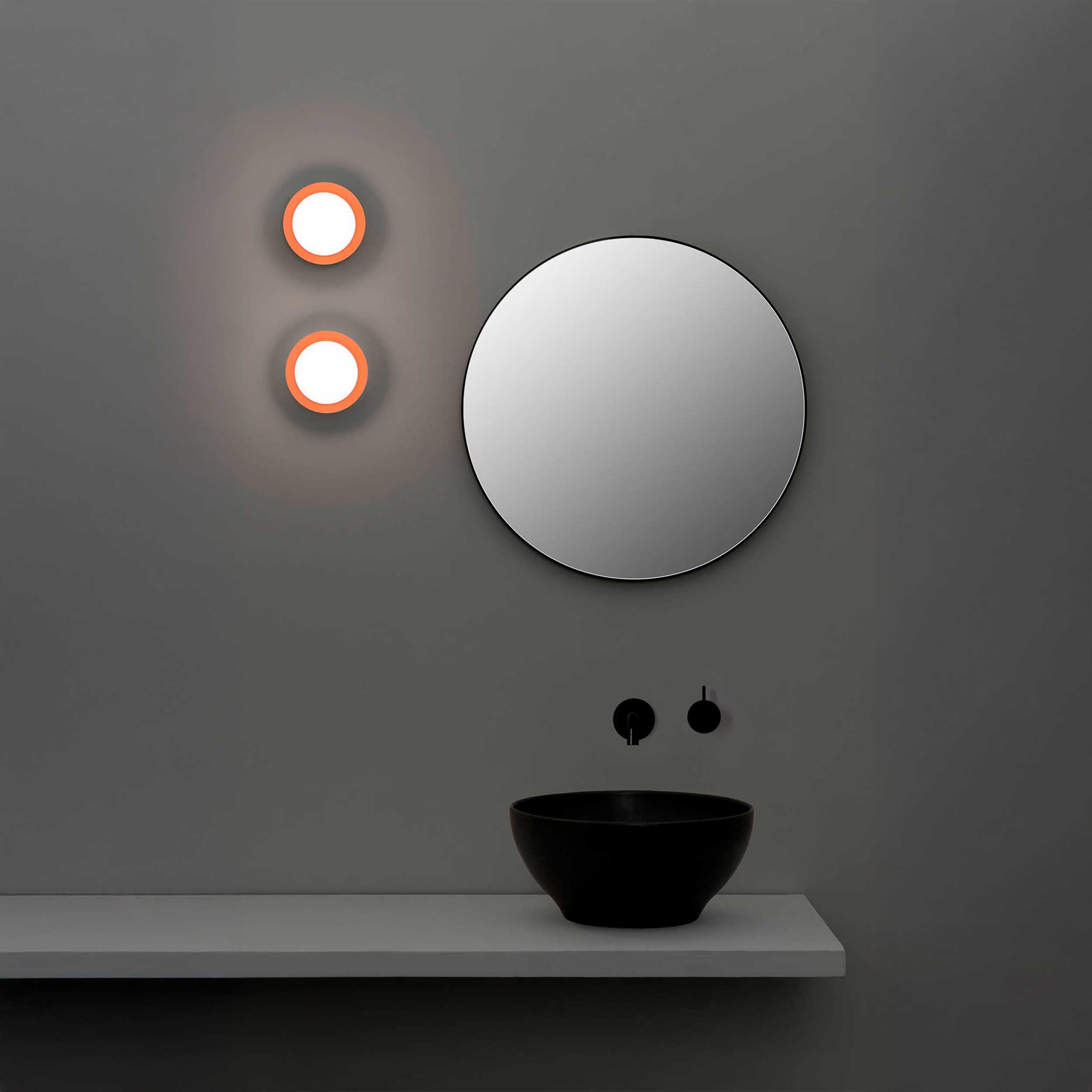 Faro Brume LED glass ceiling light IP44