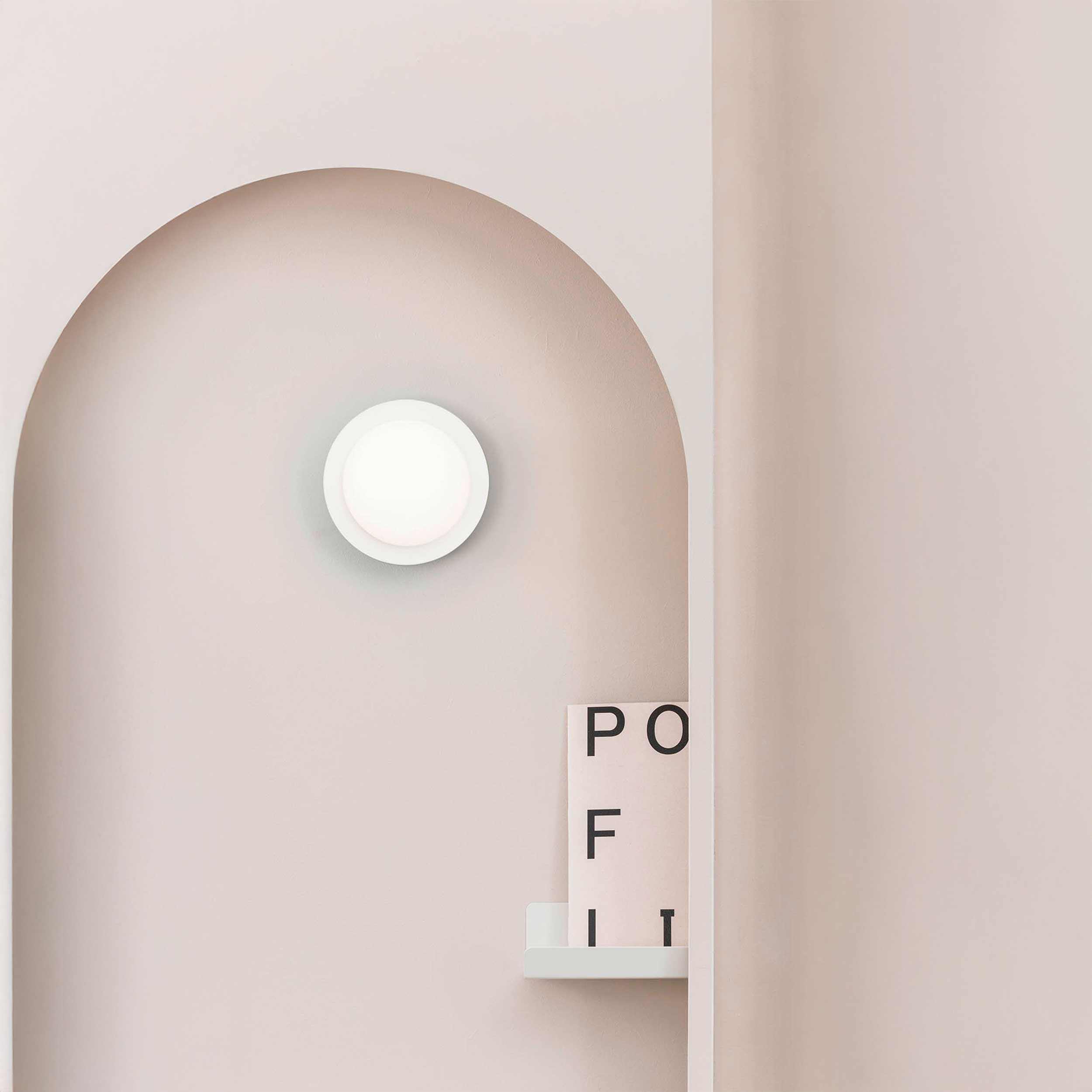 Faro Brume LED glass ceiling light IP44