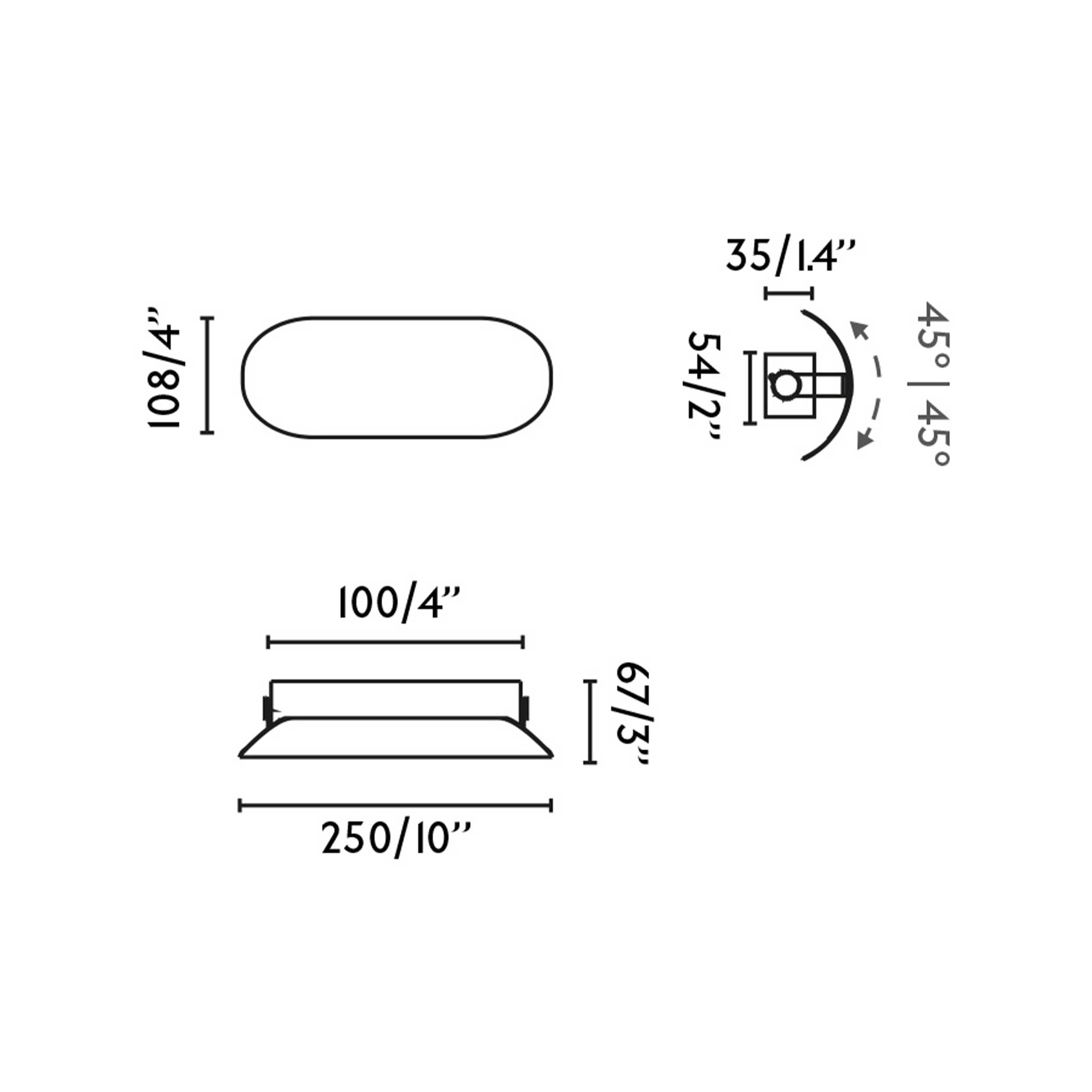 Faro Novo LED nástěnné ambientní svítidlo