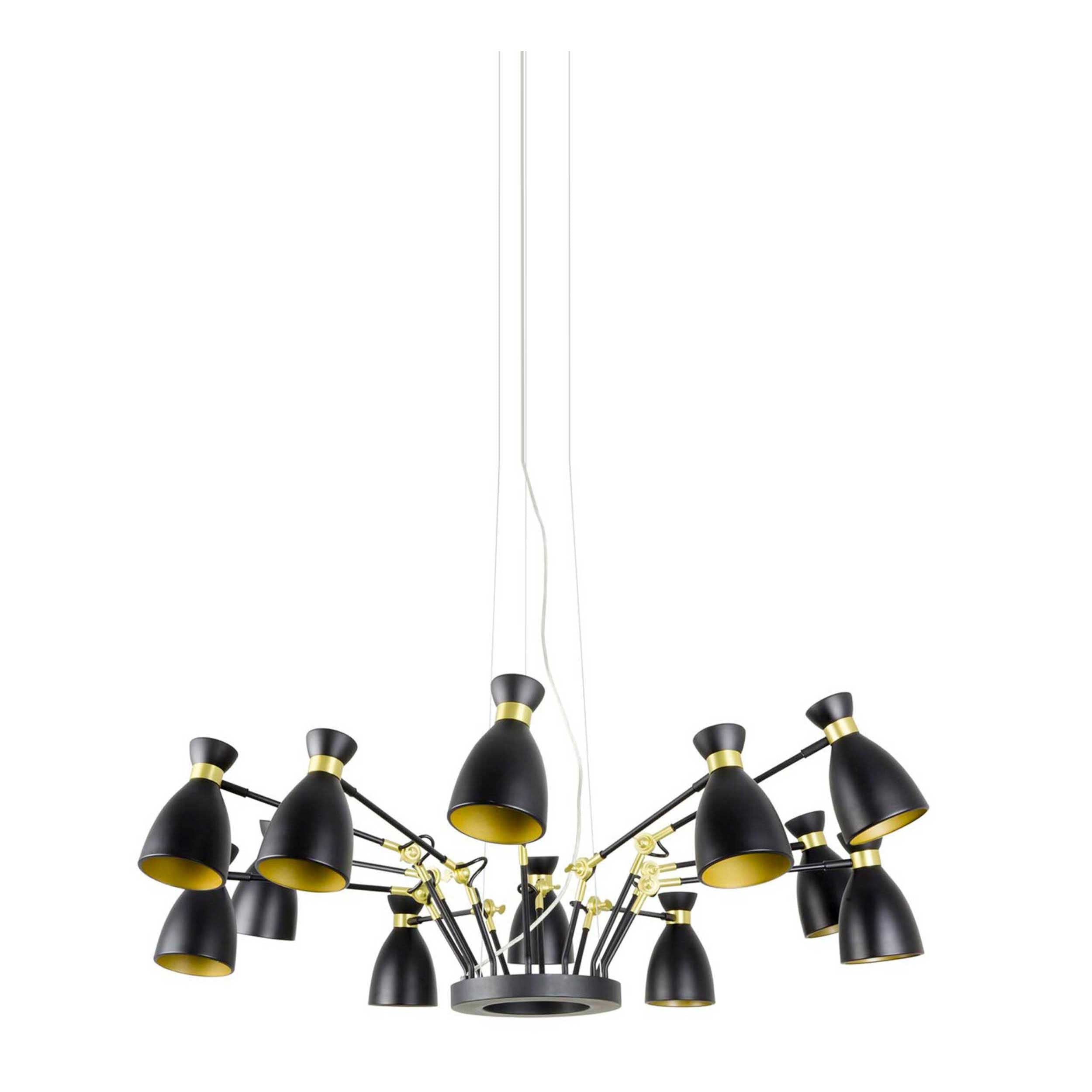 Szklana oprawa sufitowa Faro Brume LED IP44