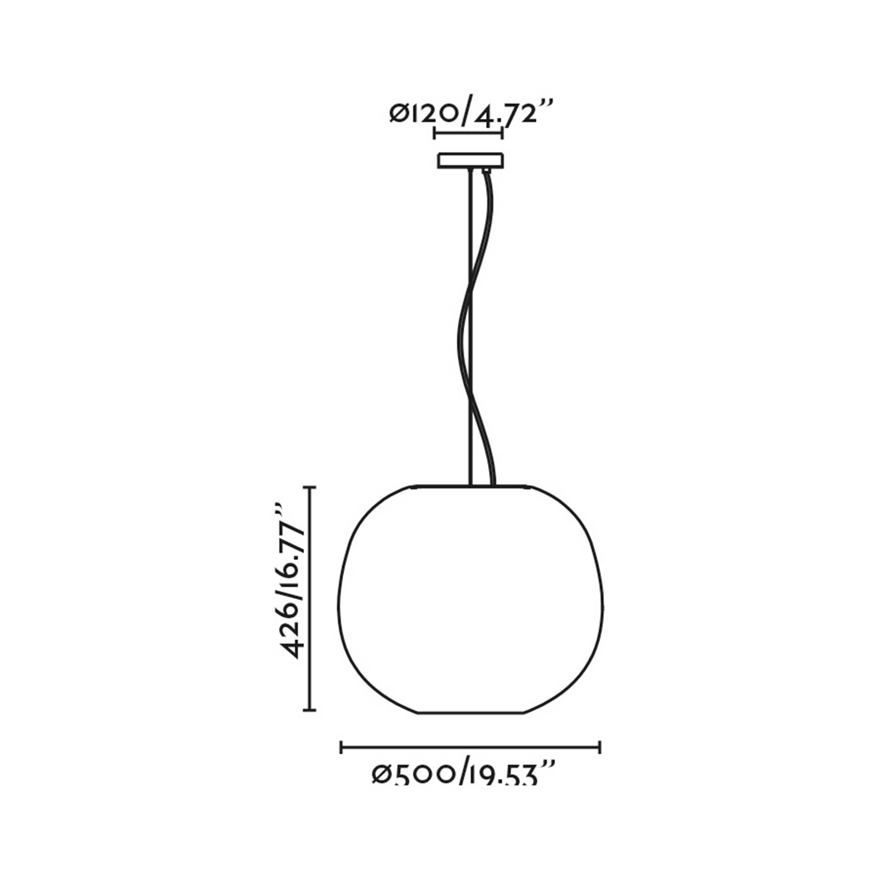 Faro Tierra E27 pendant light