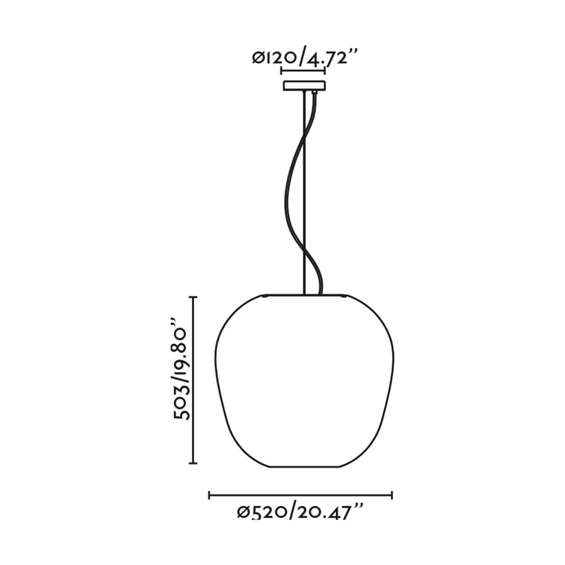 Faro Tierra E27 pendant light