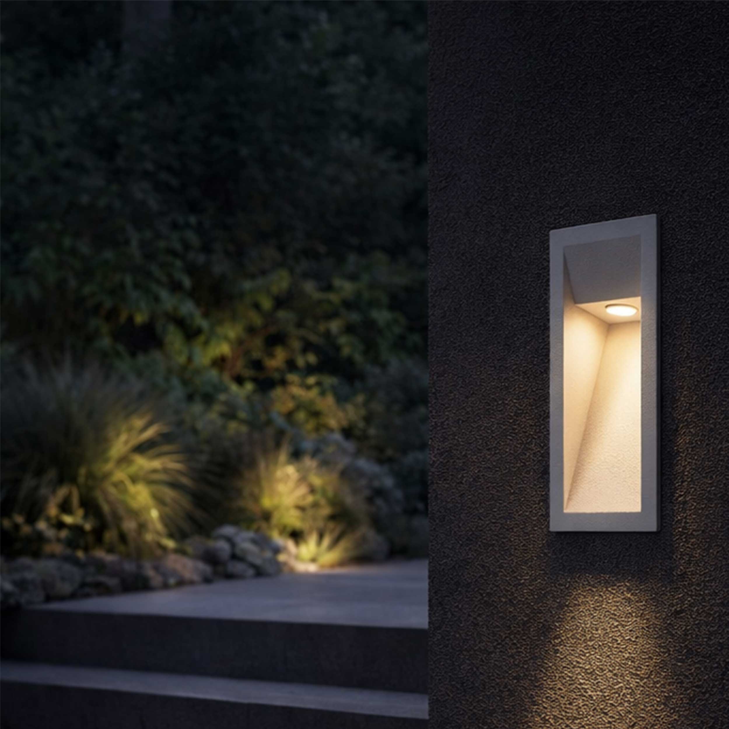 Szklana oprawa sufitowa Faro Brume LED IP44