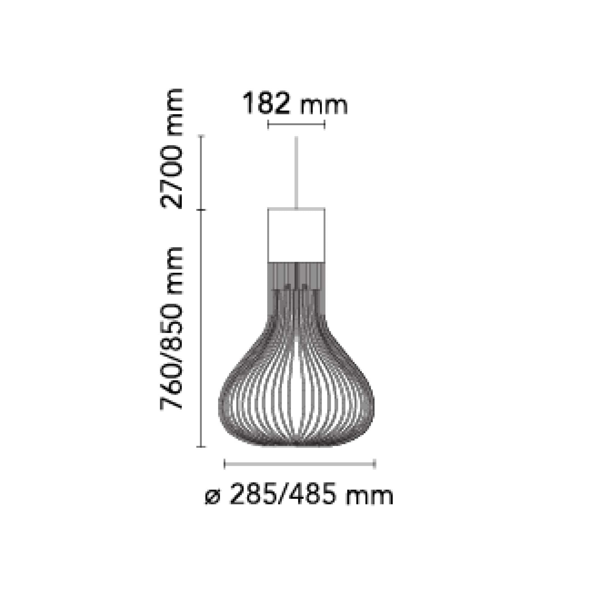 Flos Chasen E27 pendant glass light