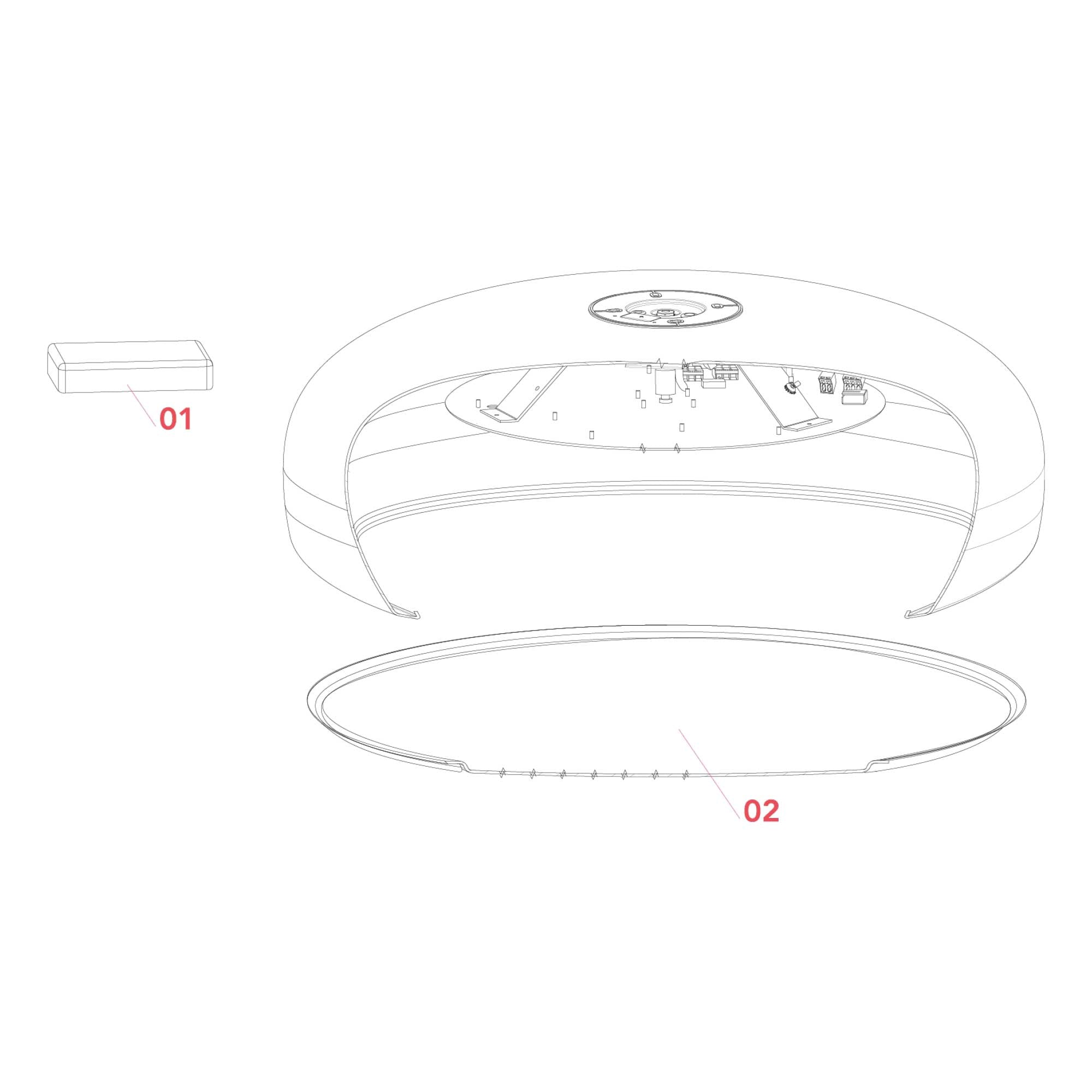 Flos Smithfield E27 ceiling light