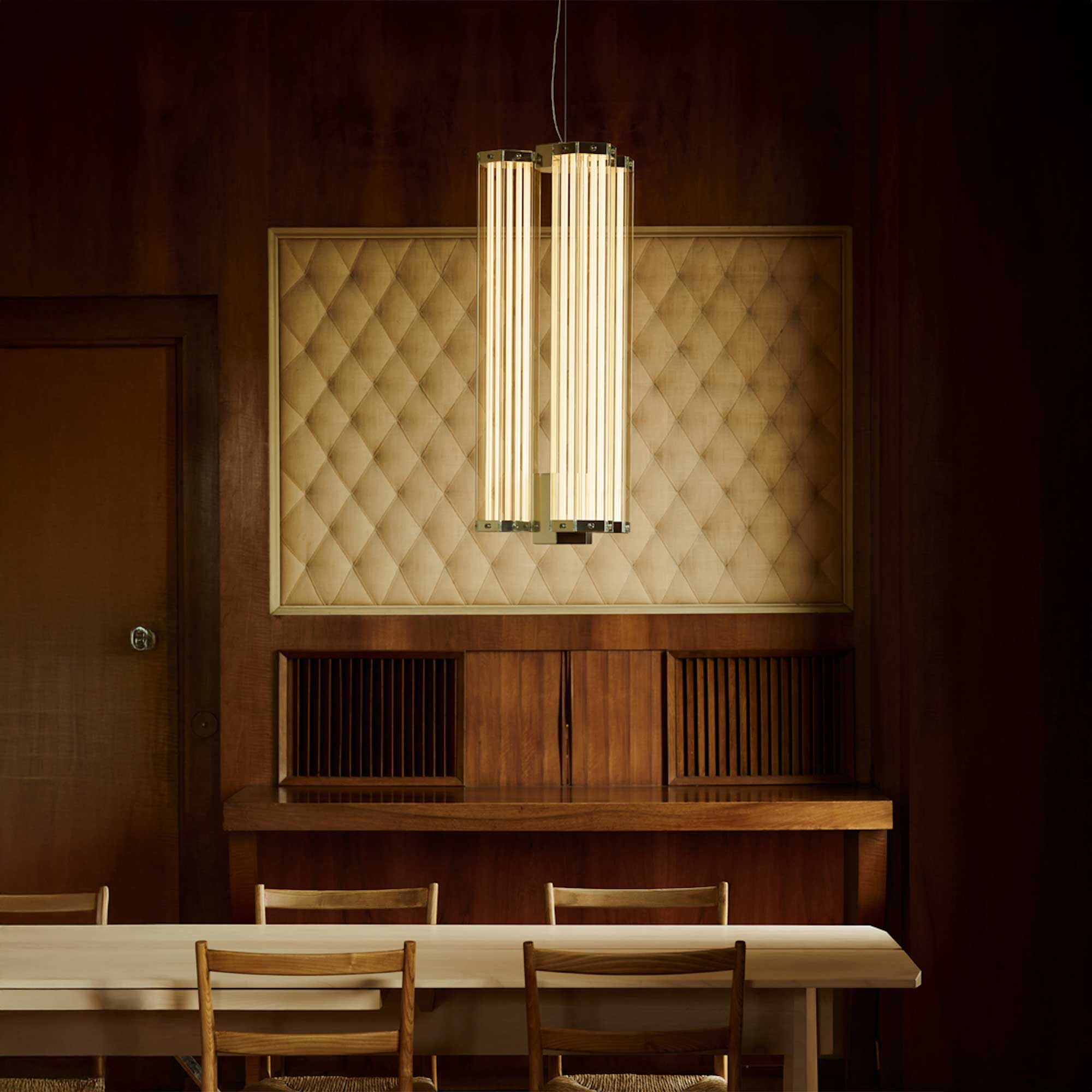 Flos SuperWire LED glass pendant light