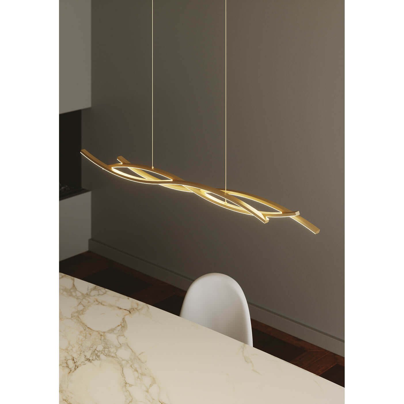 Faneurope KINETIC LED pendant light white