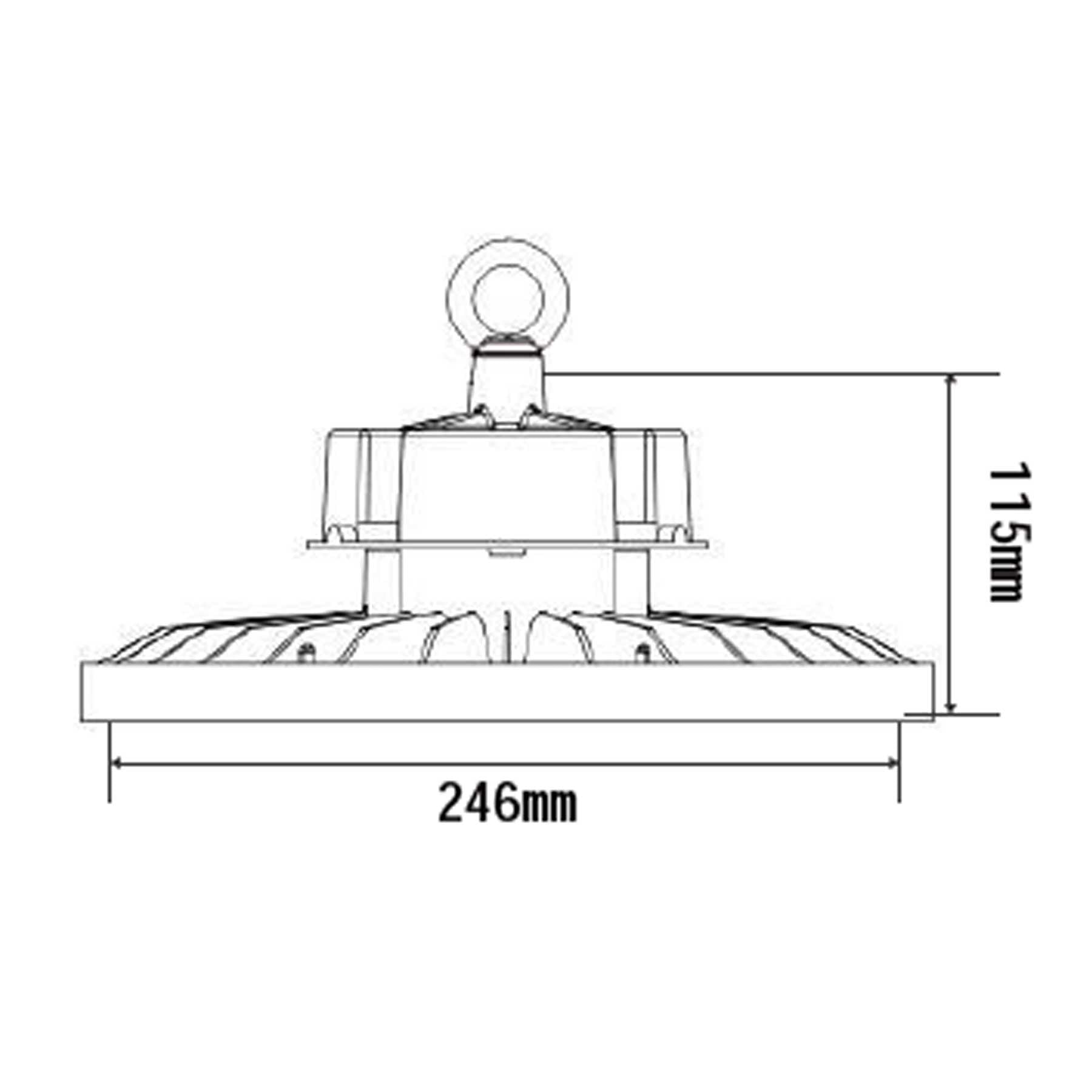 LED UFO industrial pendant light