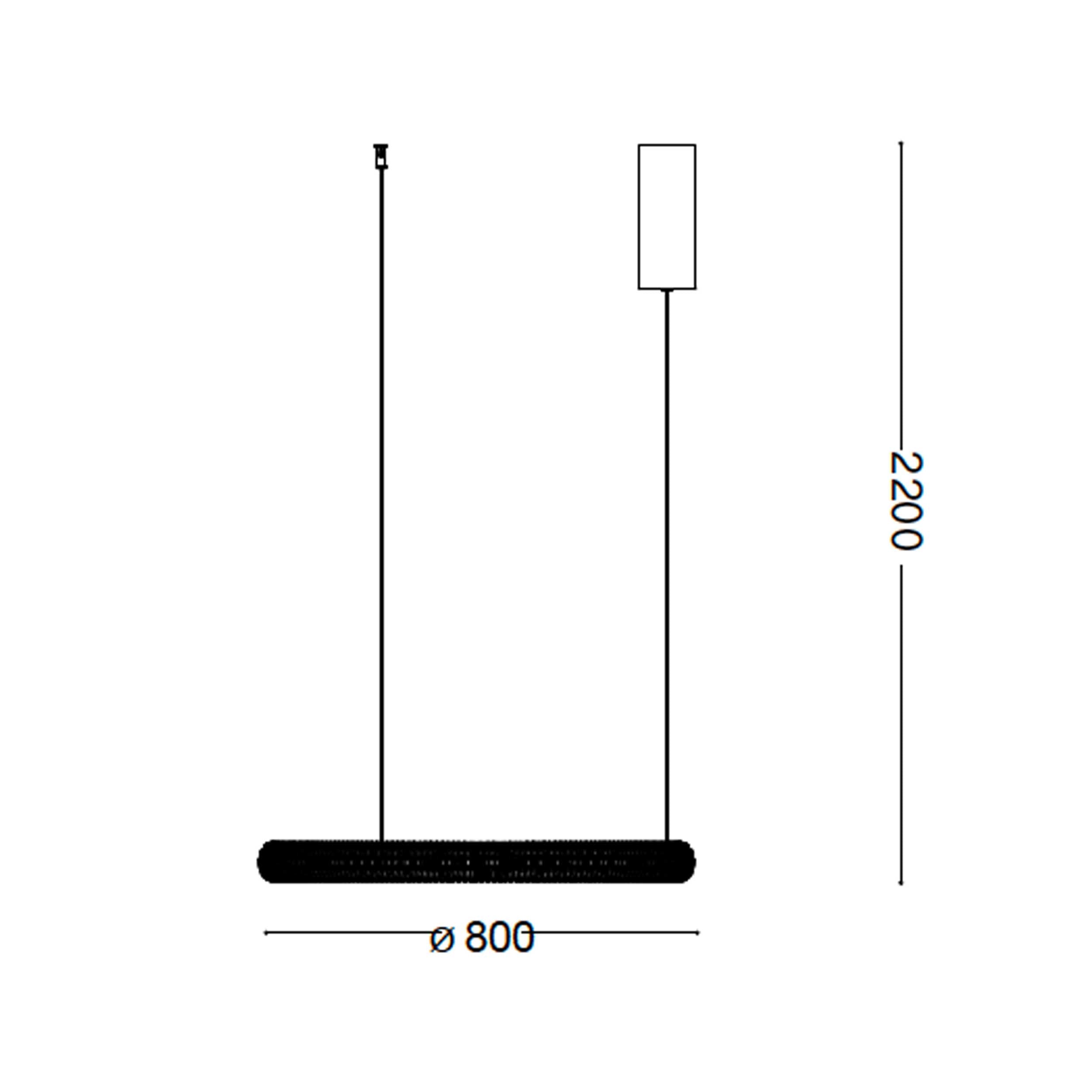 Ideal lux Miracle LED závěsné lineární svítidlo