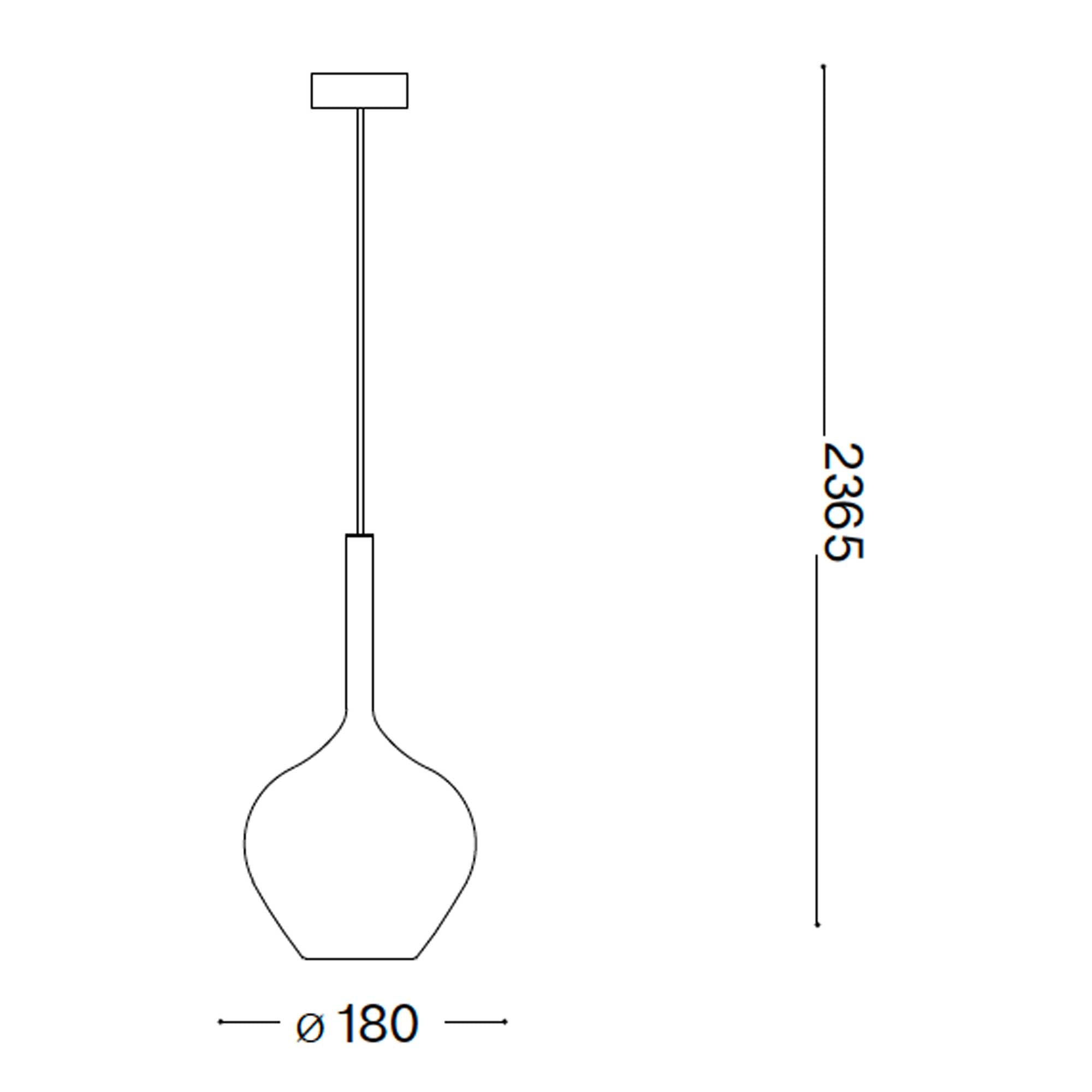 Závesný luster Ideal Lux Kepler E27