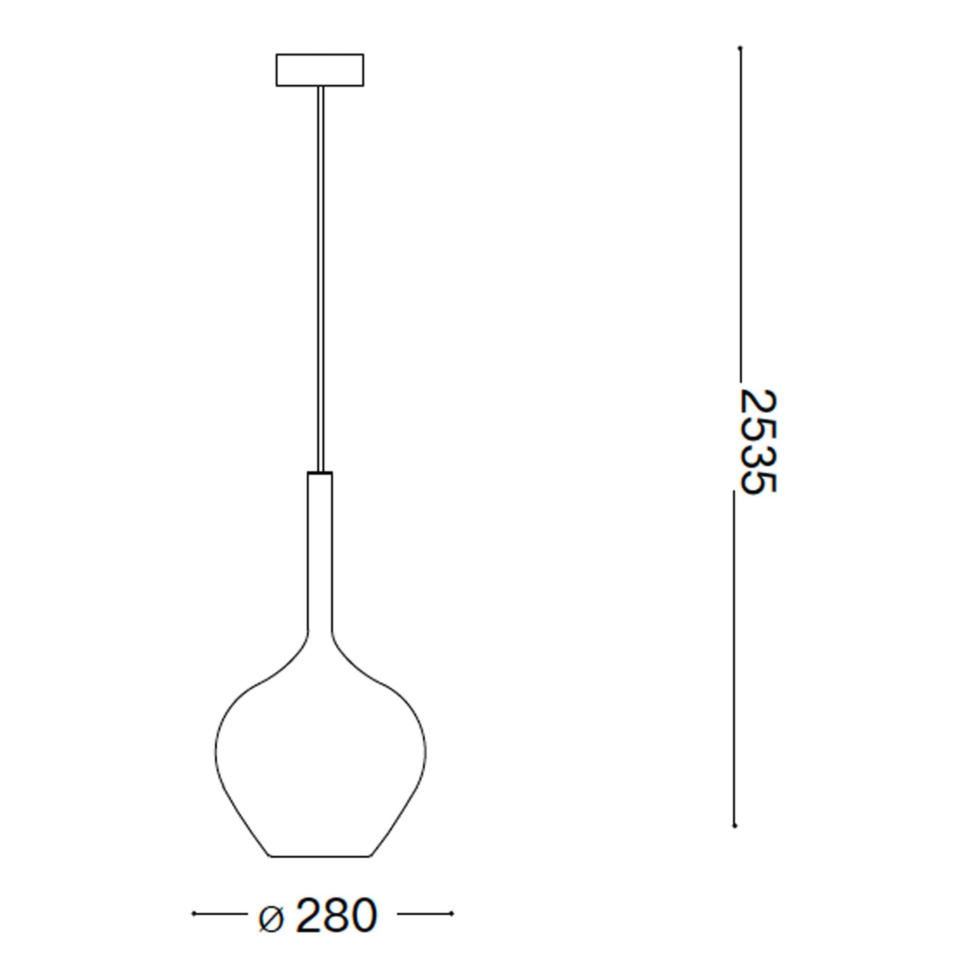 Závesný luster Ideal Lux Kepler E27