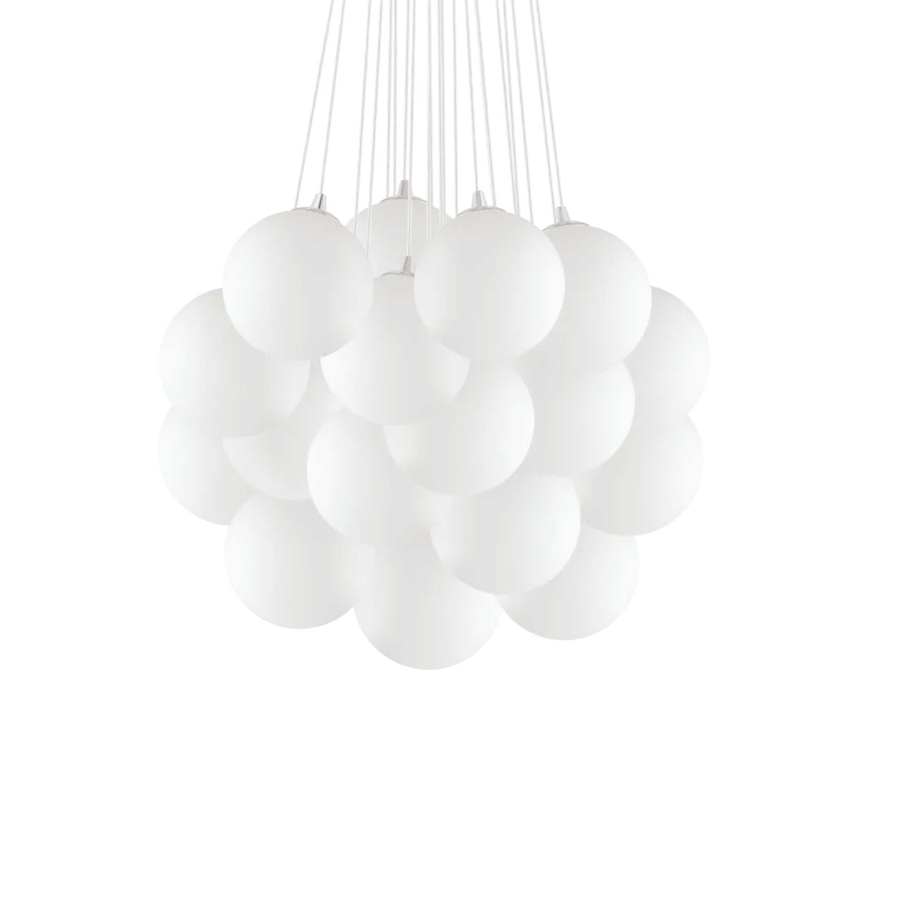 Ideal Lux Mapa Plus E14 závěsné skleněné svítidlo